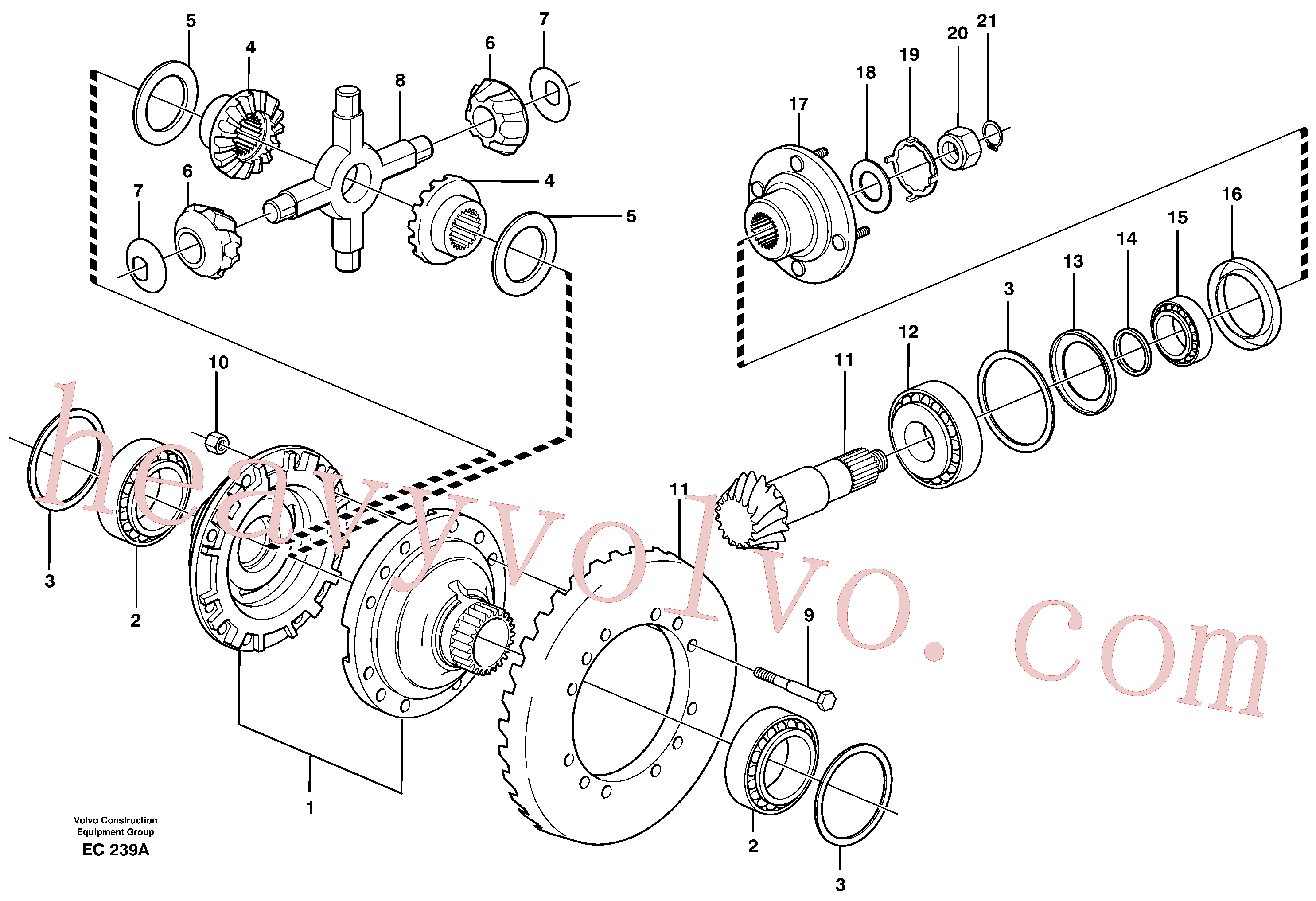 VOE11102846 Spider for Volvo Excavator spare