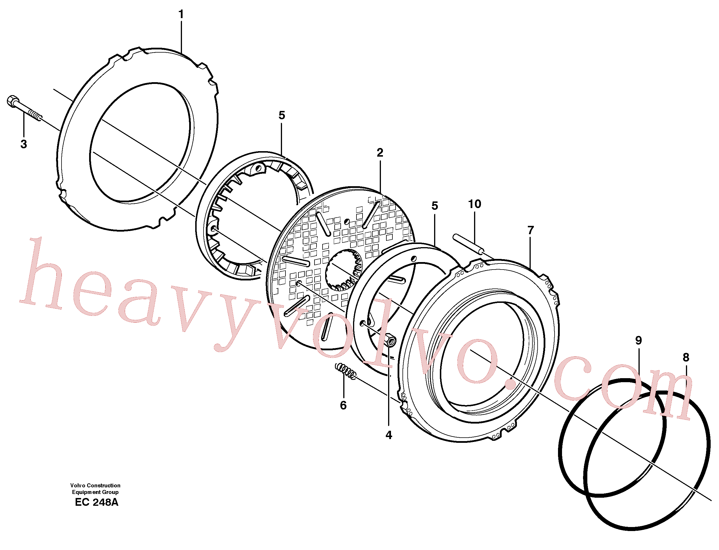 Wholesale VOE11999976 Spring pin for Volvo Excavator