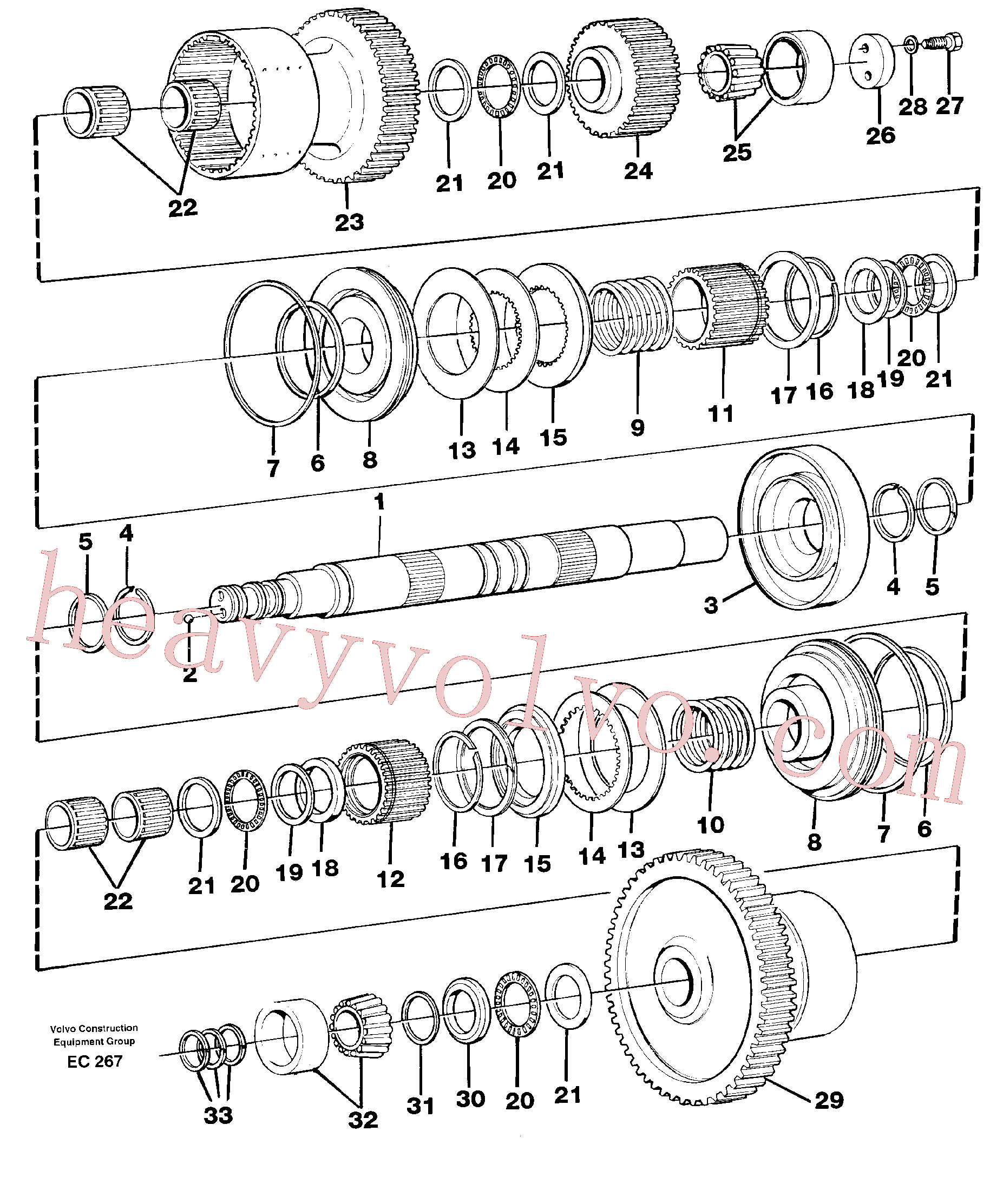 Volvo Assembly VOE11037723 Gear for sale