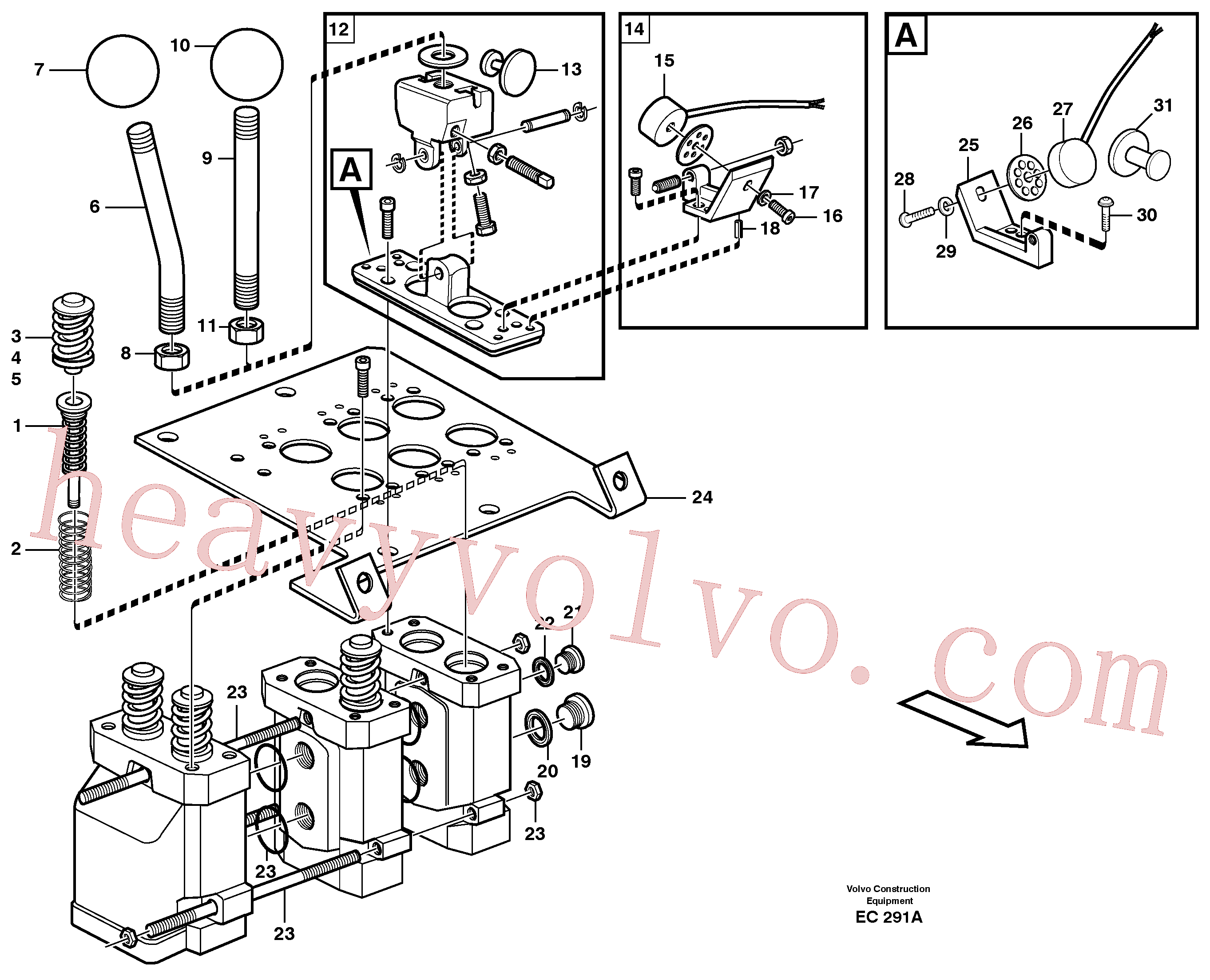 Volvo excavator part VOE960137 Washer for sale