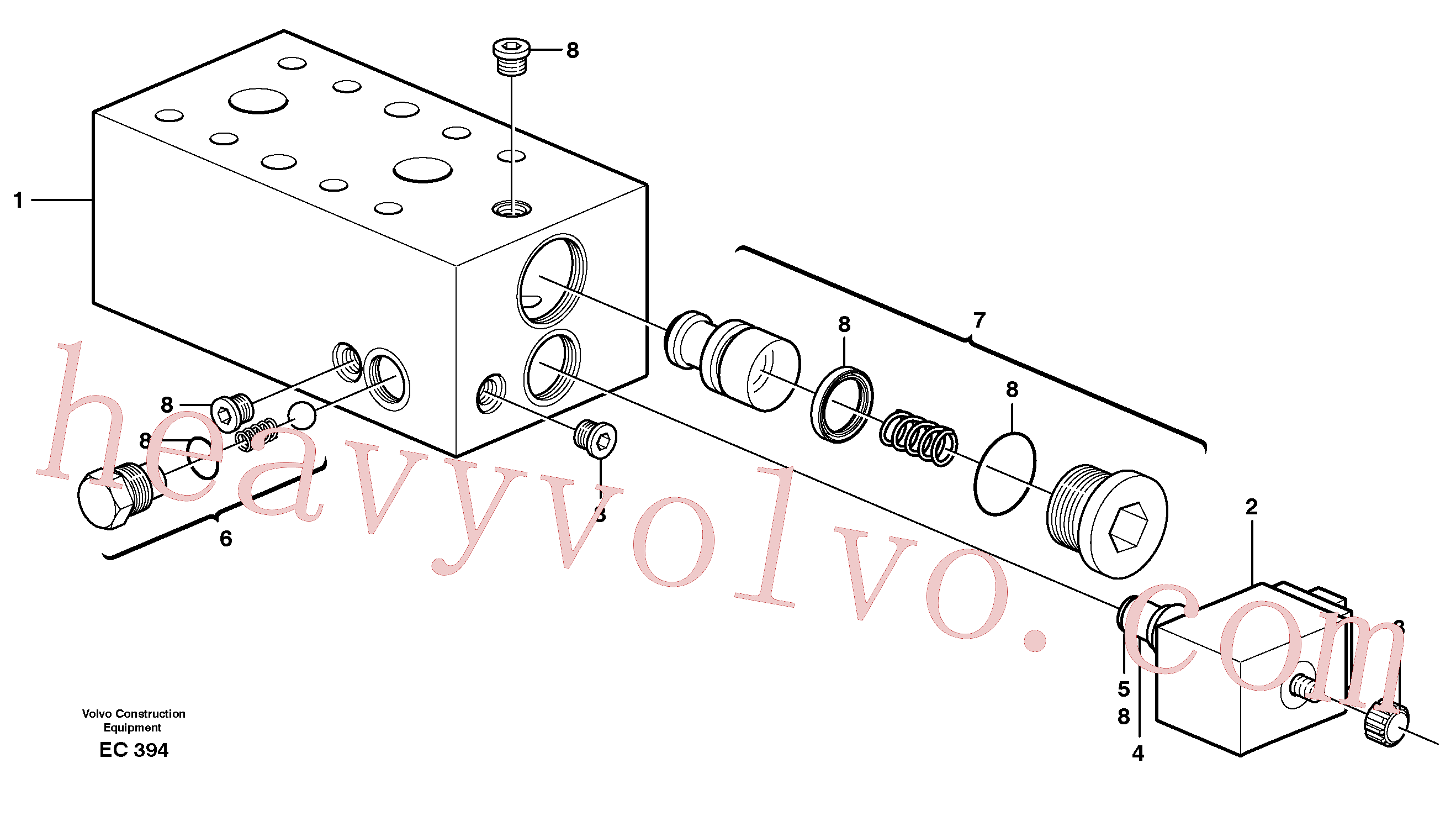 Volvo Assembly VOE11706075 Valve for sale