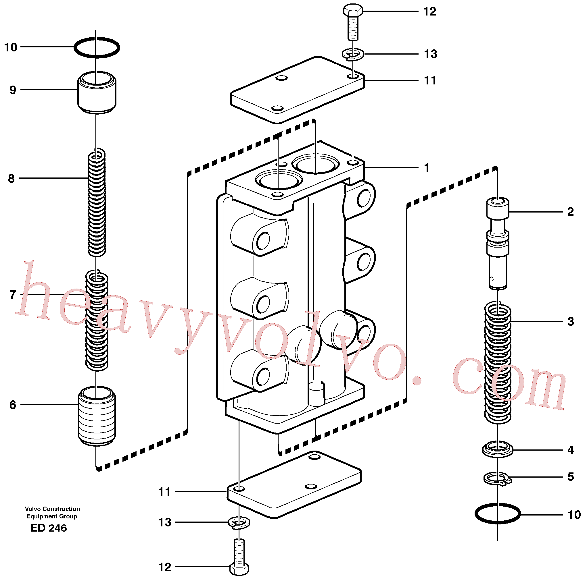 Wholesale VOE11036636 Snap ring, Slide for Volvo Excavator