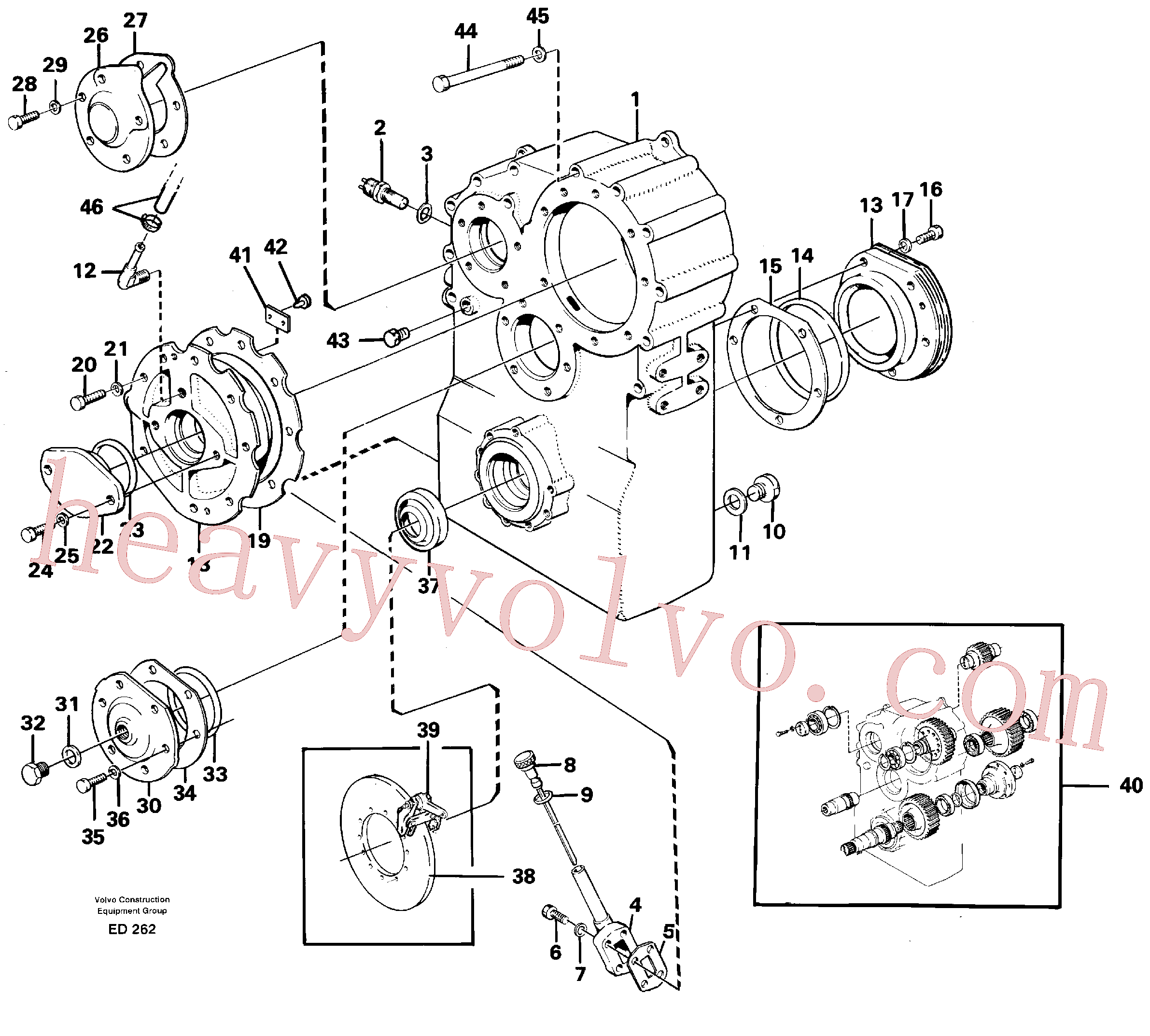 Volvo excavator part VOE925260 O-ring for sale