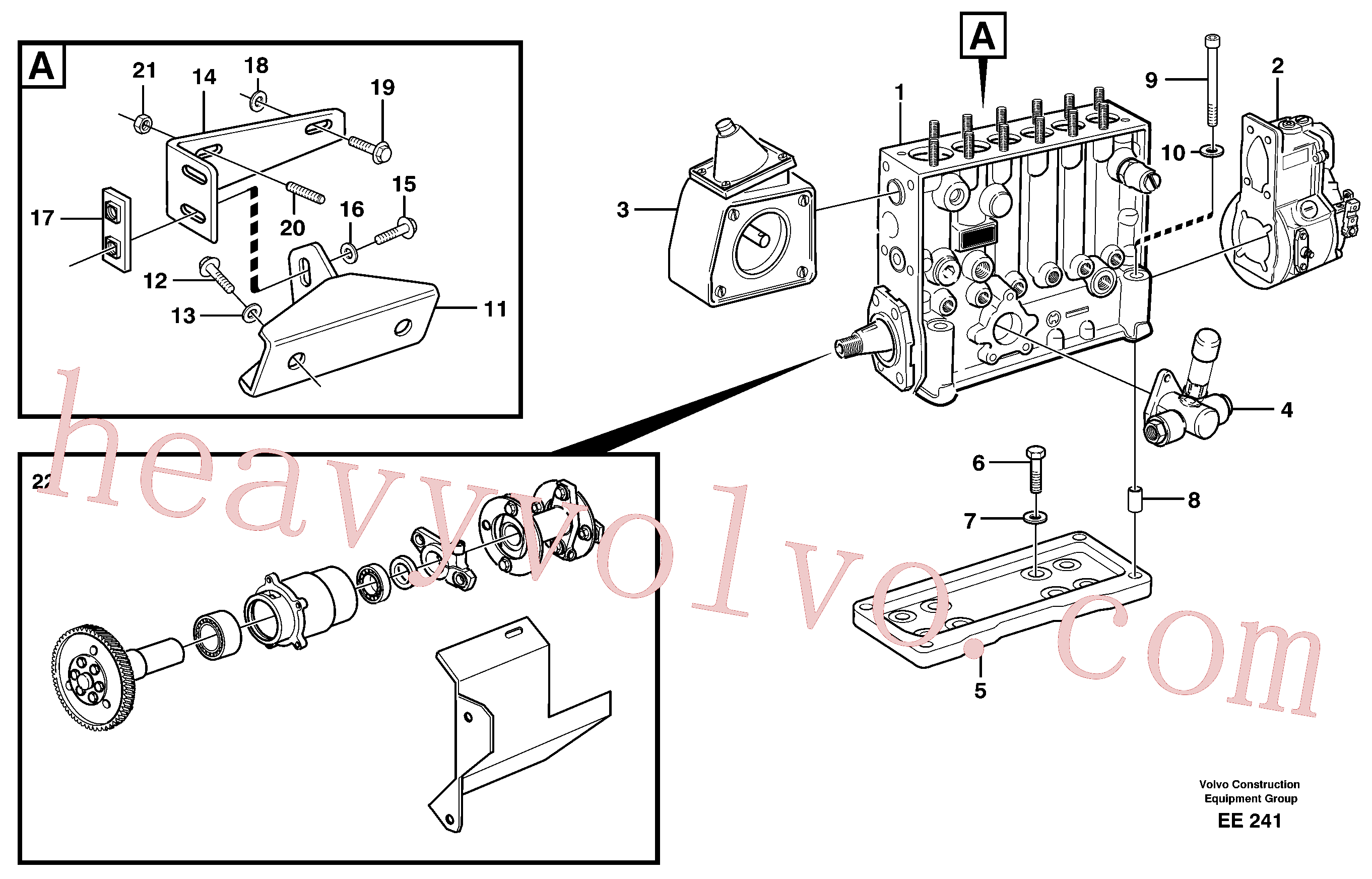 VOE959250 Hex. socket screw for Volvo Excavator Parts