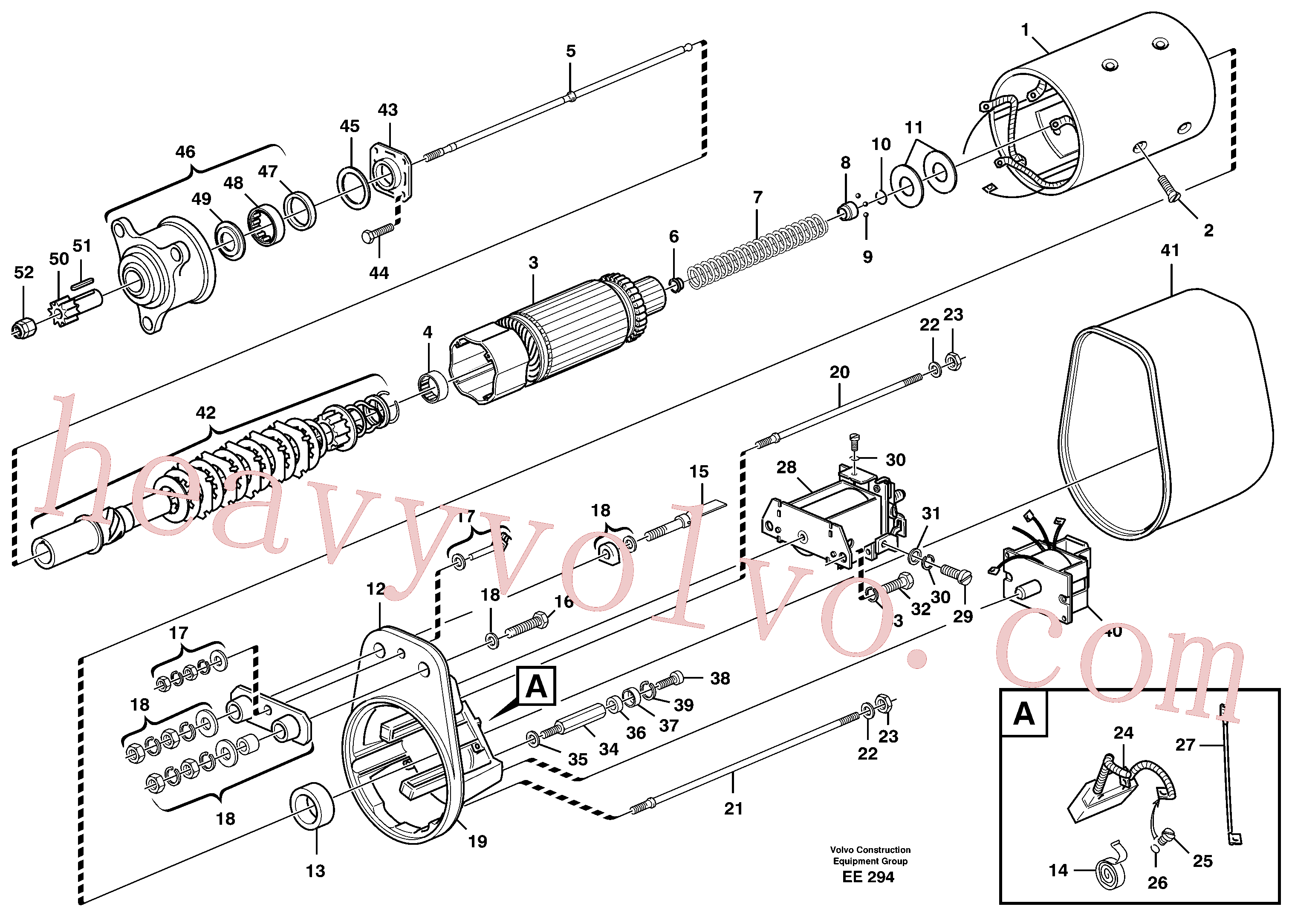 Volvo excavator part VOE940090 Washer, Plain washer for sale