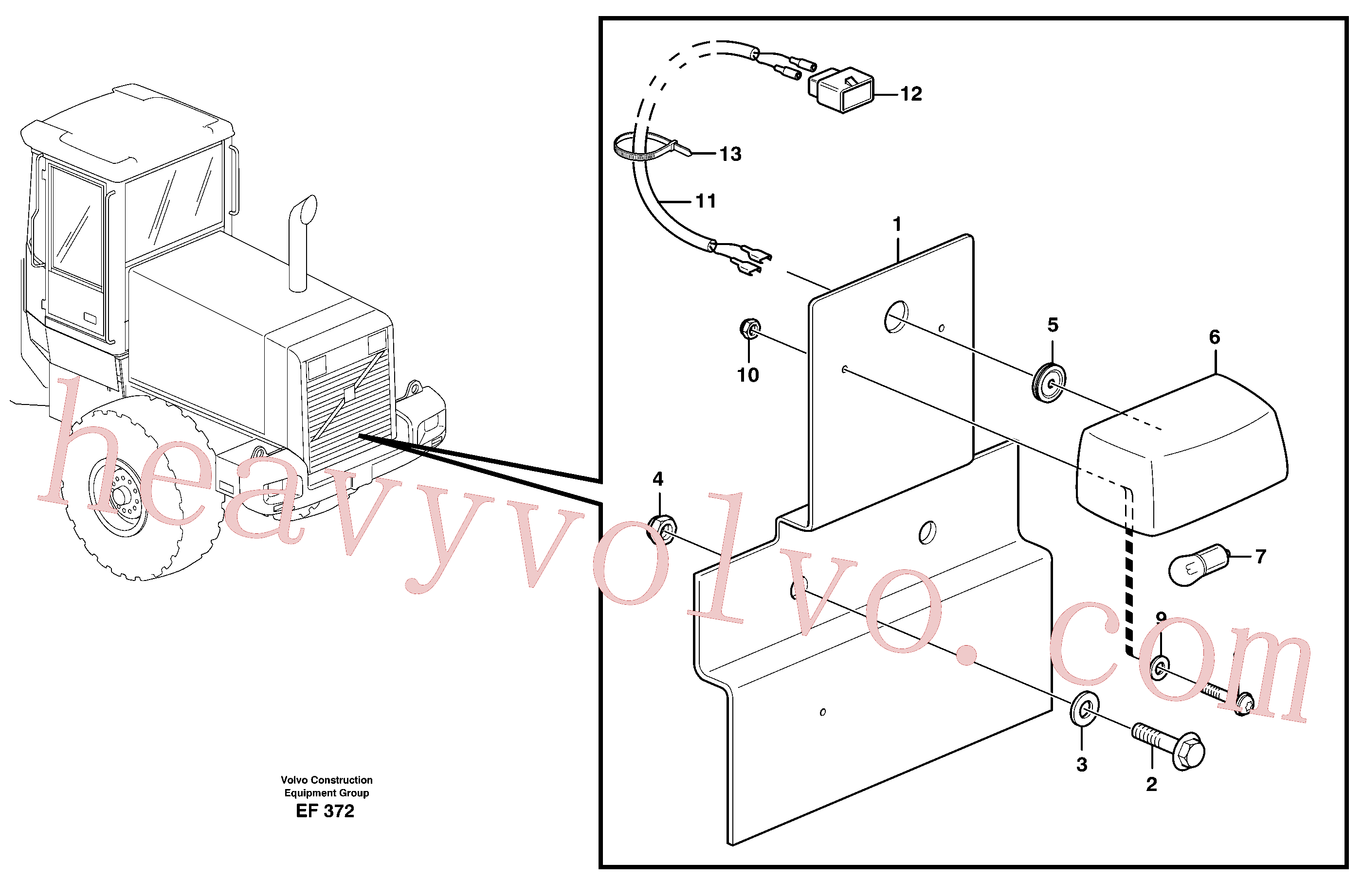 Volvo excavator part VOE960137 Washer for sale