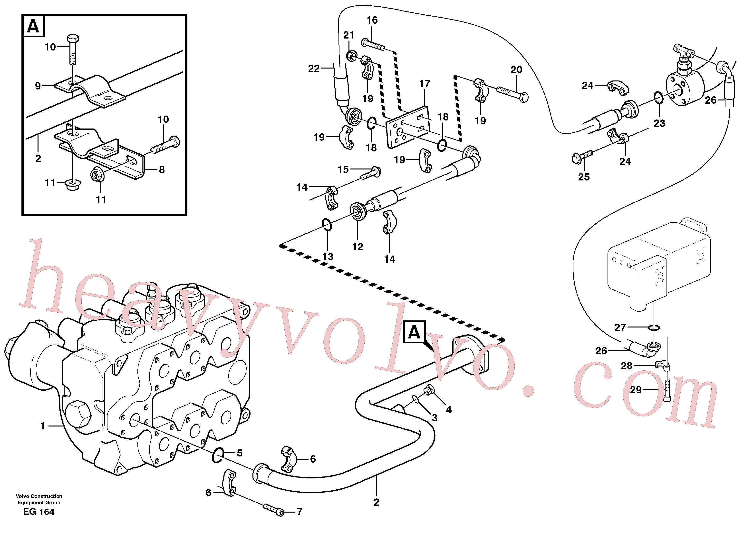 VOE966356 Flange screw for Volvo Excavator Parts