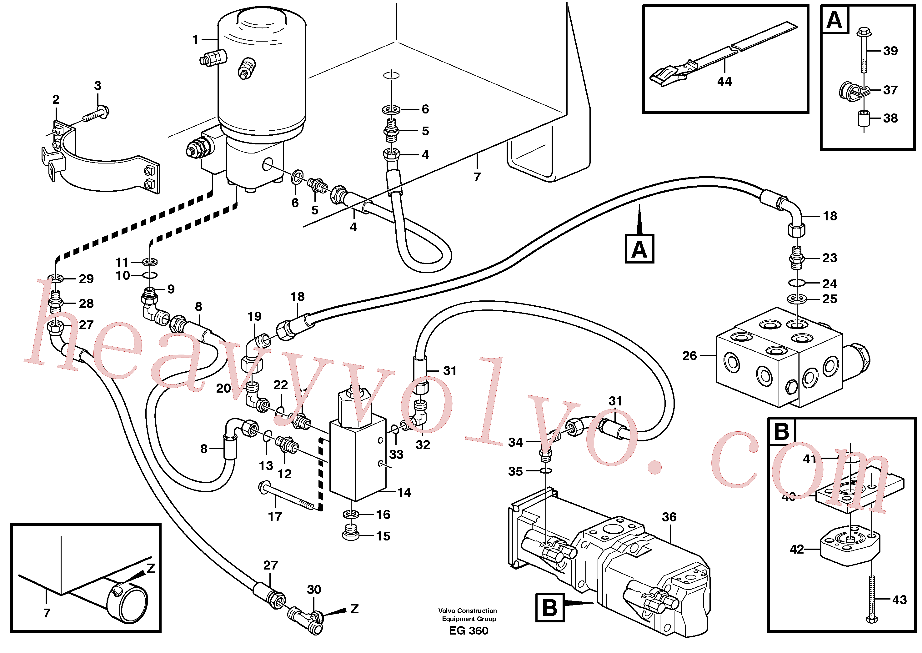 VOE14013069 Sealing washer, Gasket for Volvo Excavator Parts