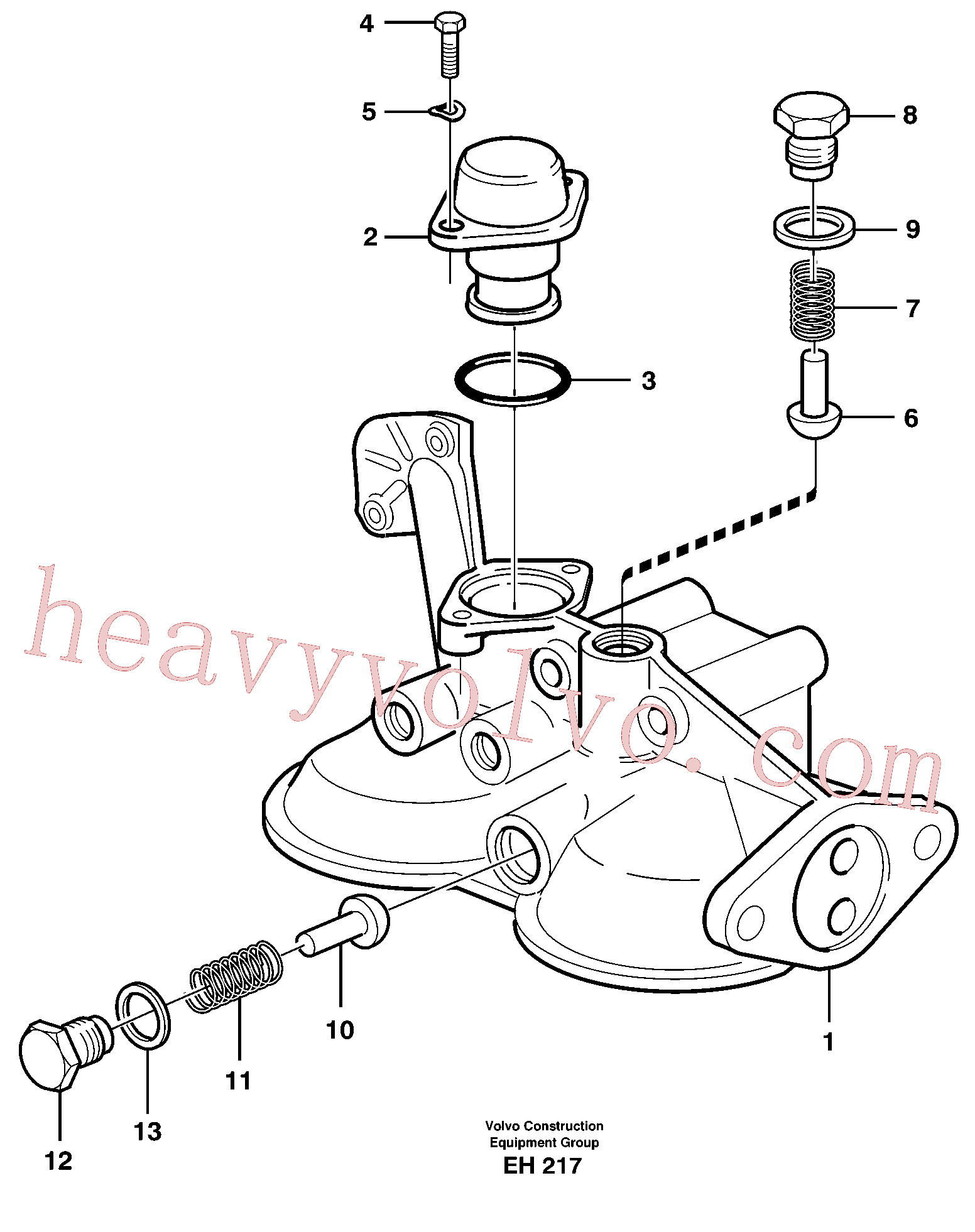 China Made VOE940094 Hexagon screw parts for Volvo Excavator
