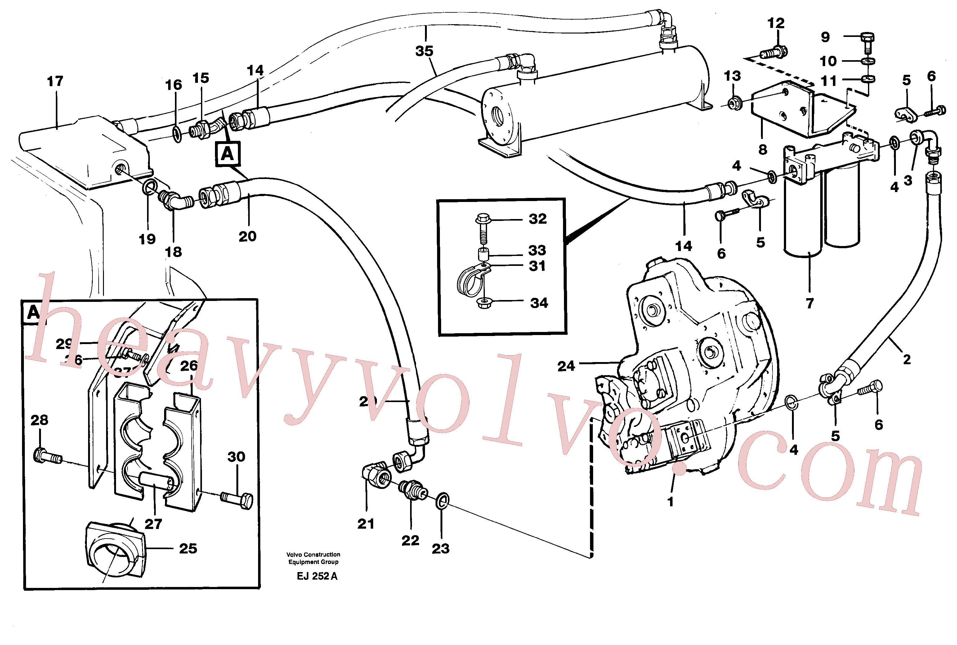 Wholesale VOE932044 O-ring for Volvo Excavator