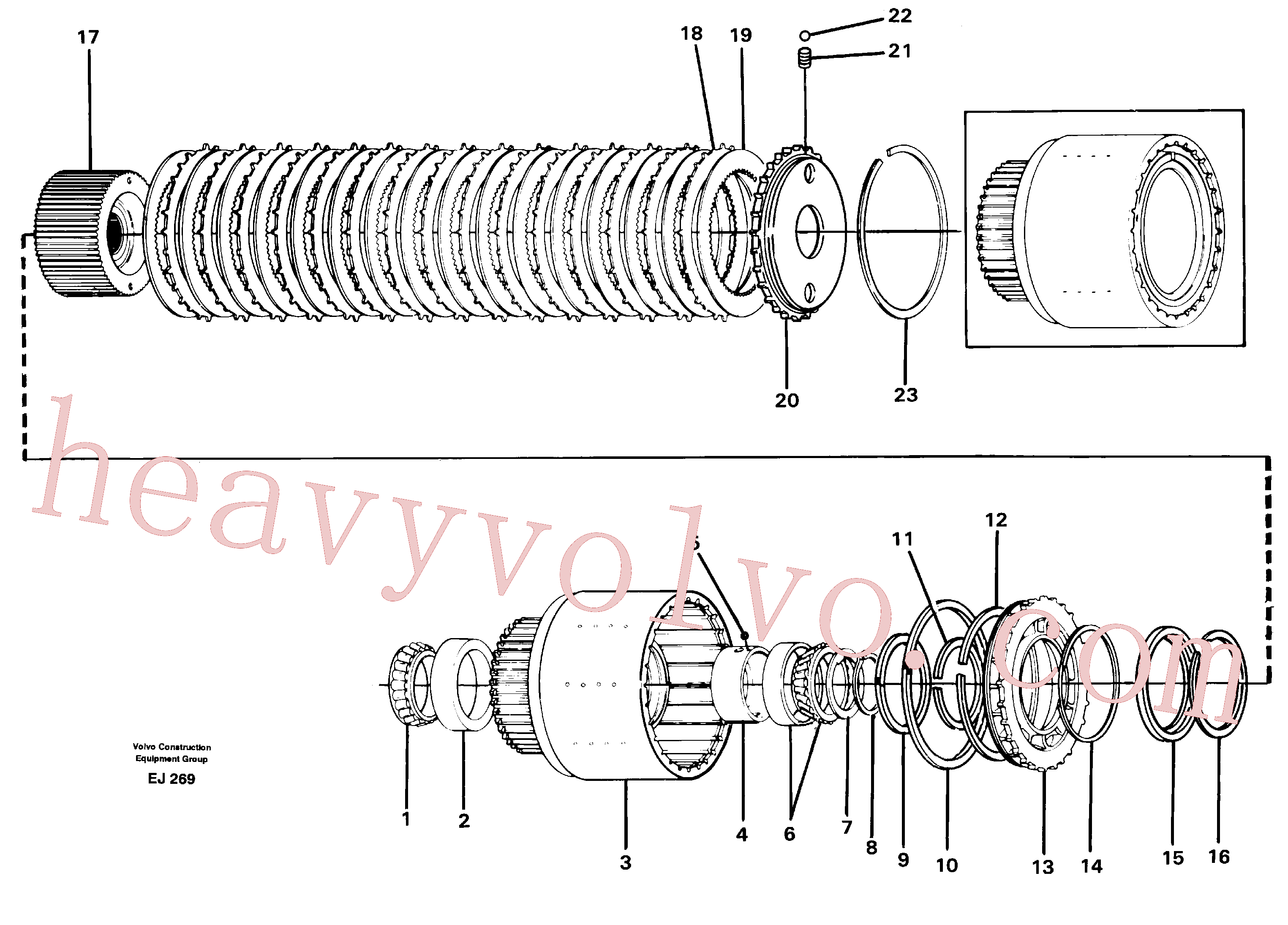 Wholesale VOE12974776 Kit for Volvo Excavator