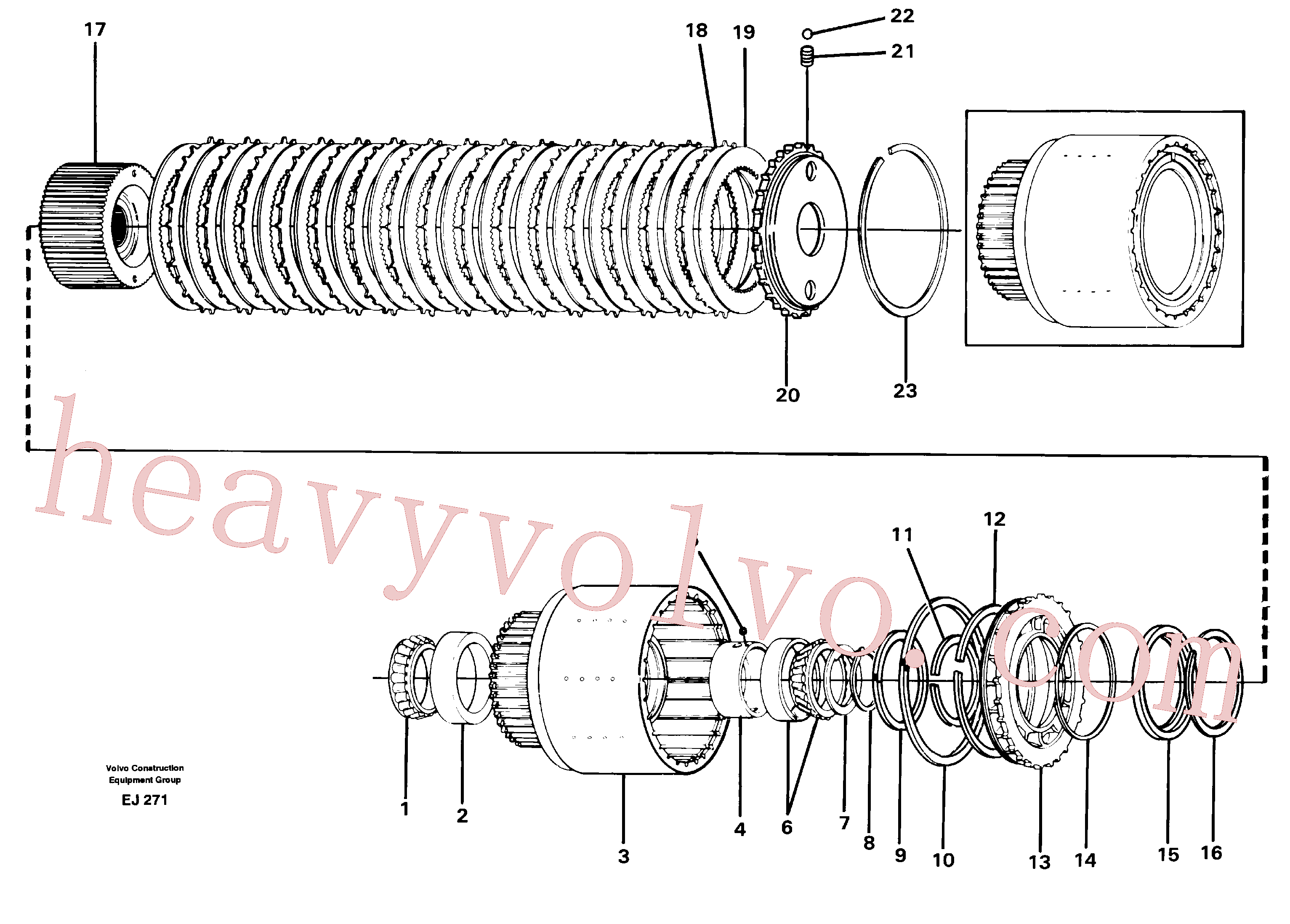 Wholesale VOE11999737 Washer for Volvo Excavator