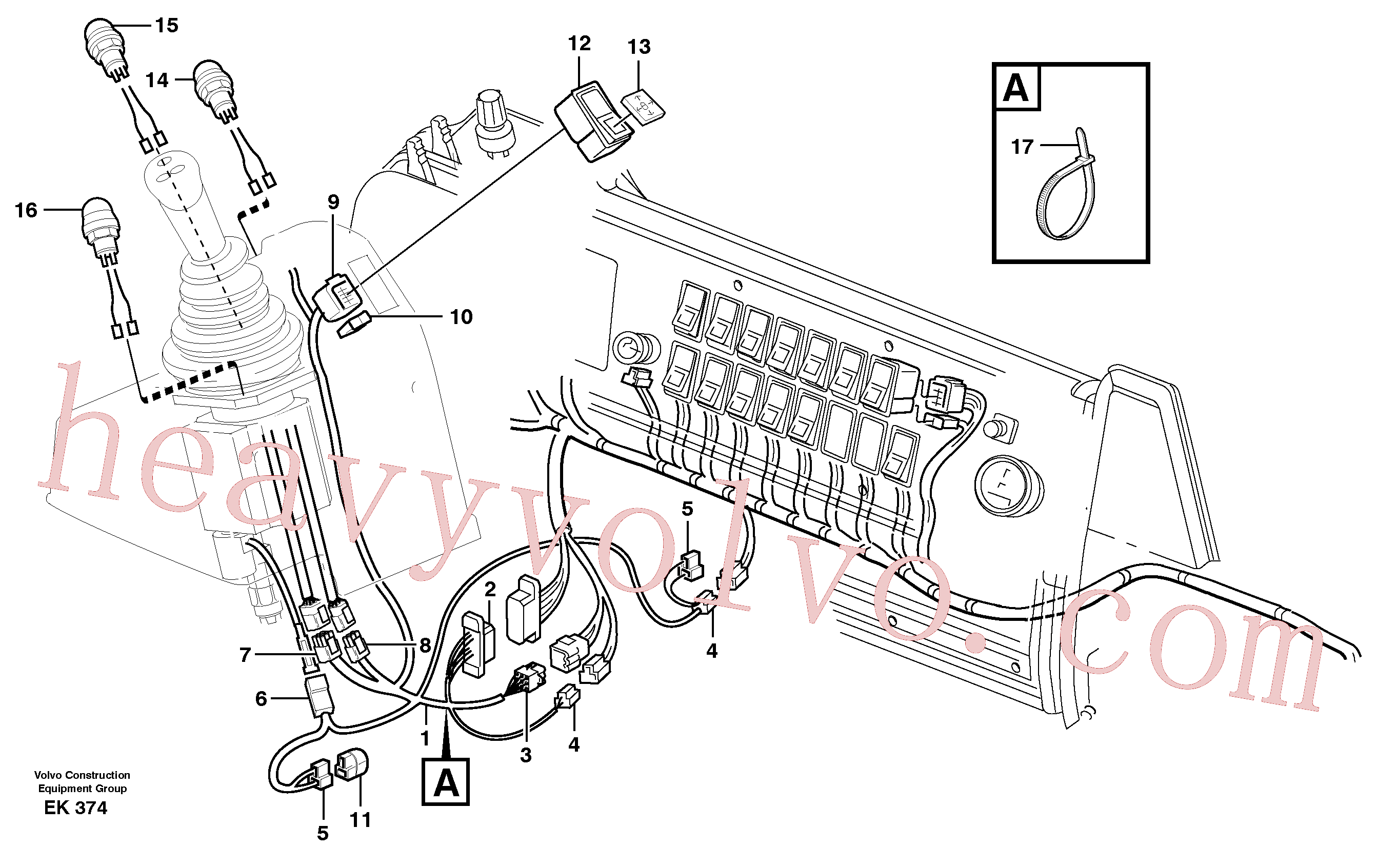 China Made VOE4803274 Diode parts for Volvo Excavator