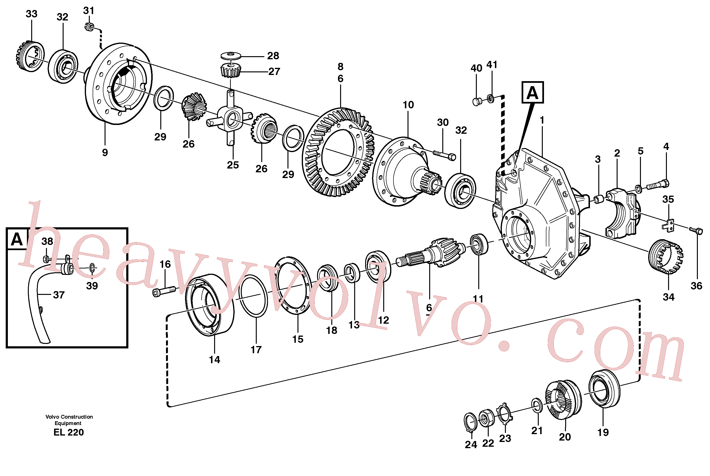 VOE1523184 Screw for Volvo Excavator Parts