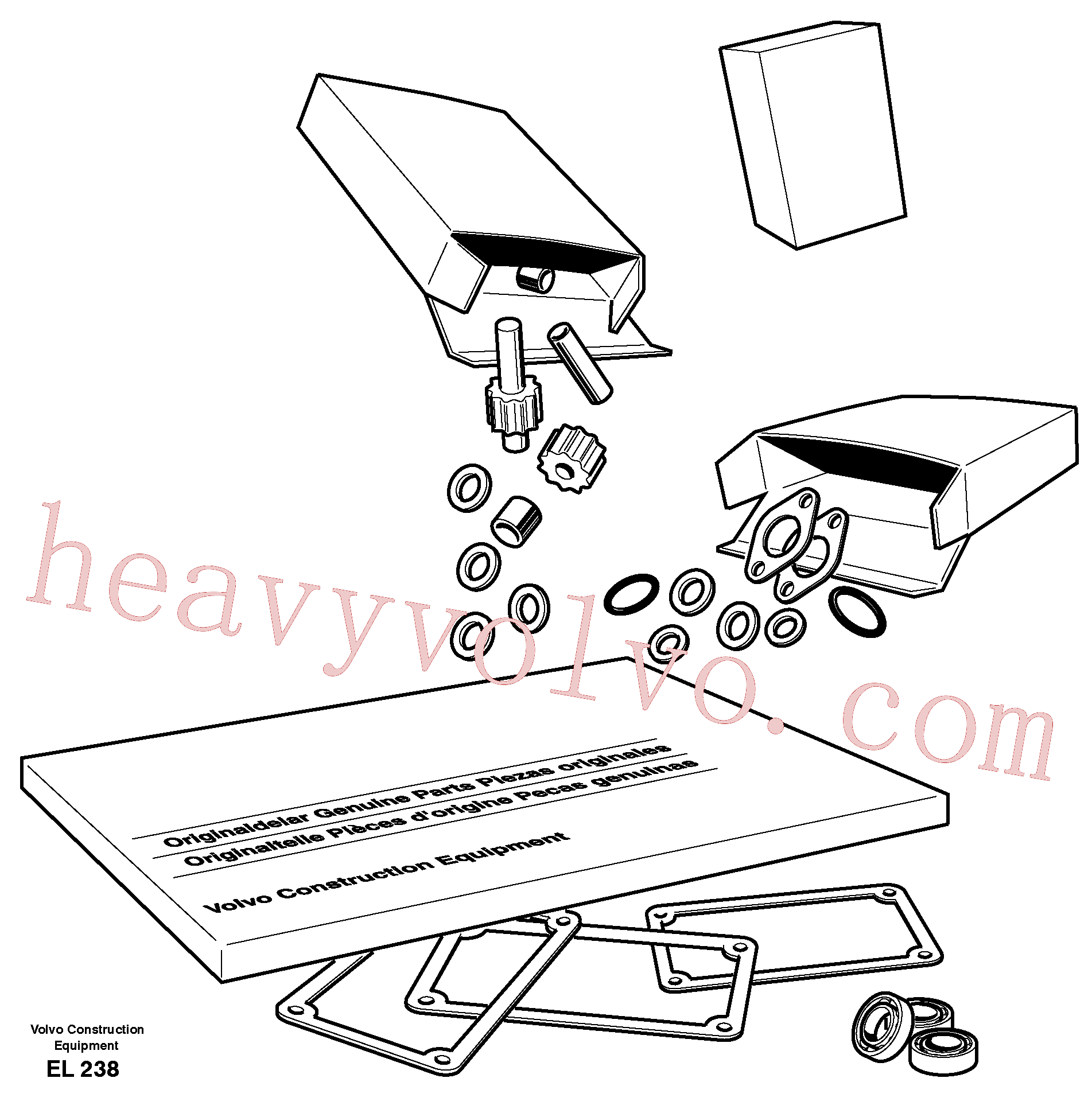 Wholesale VOE968207 O-ring for Volvo Excavator