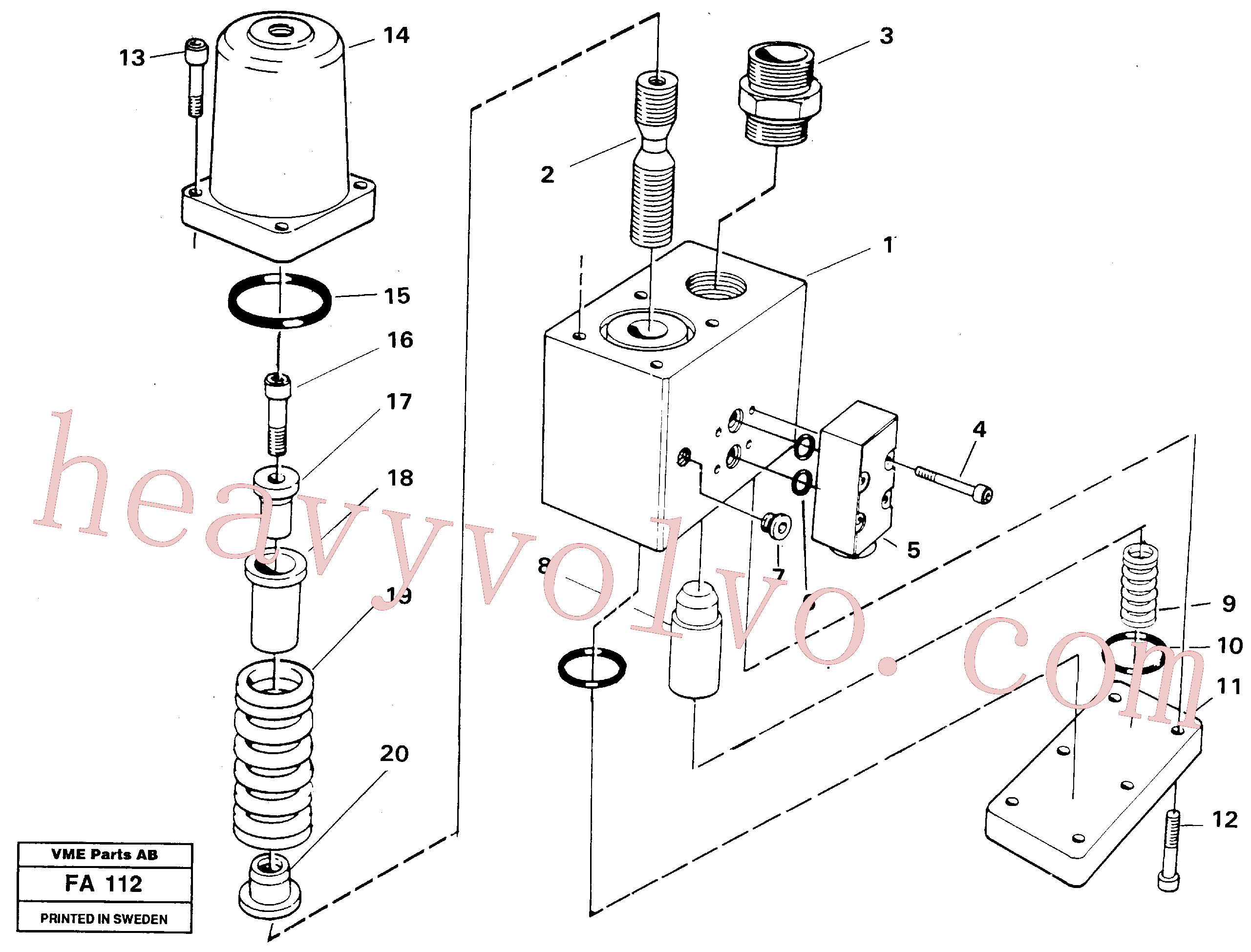 Volvo VOE14241321 Slide aftermarket part for sale