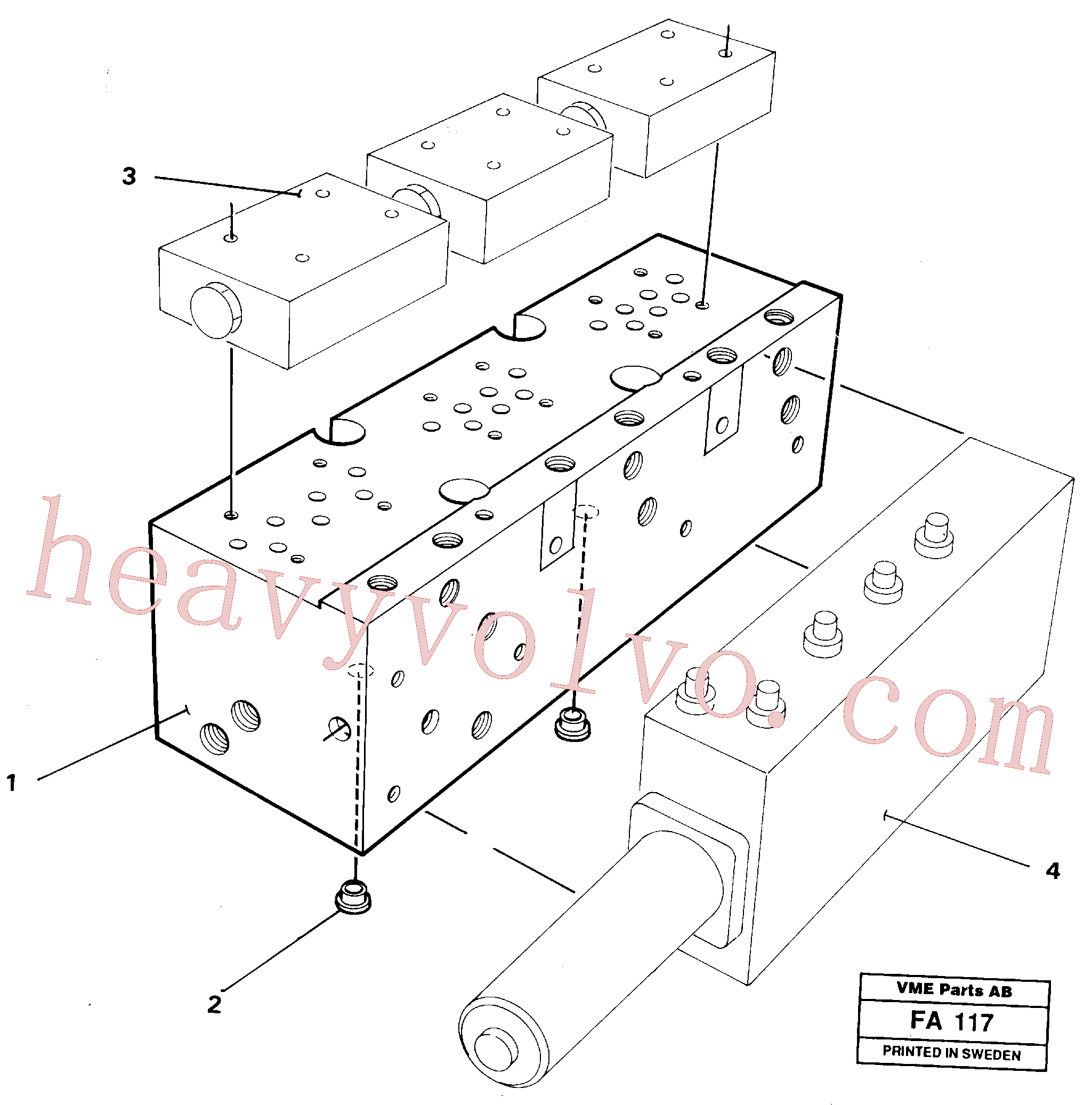 Volvo excavator part VOE14270338 Mounting plate for sale