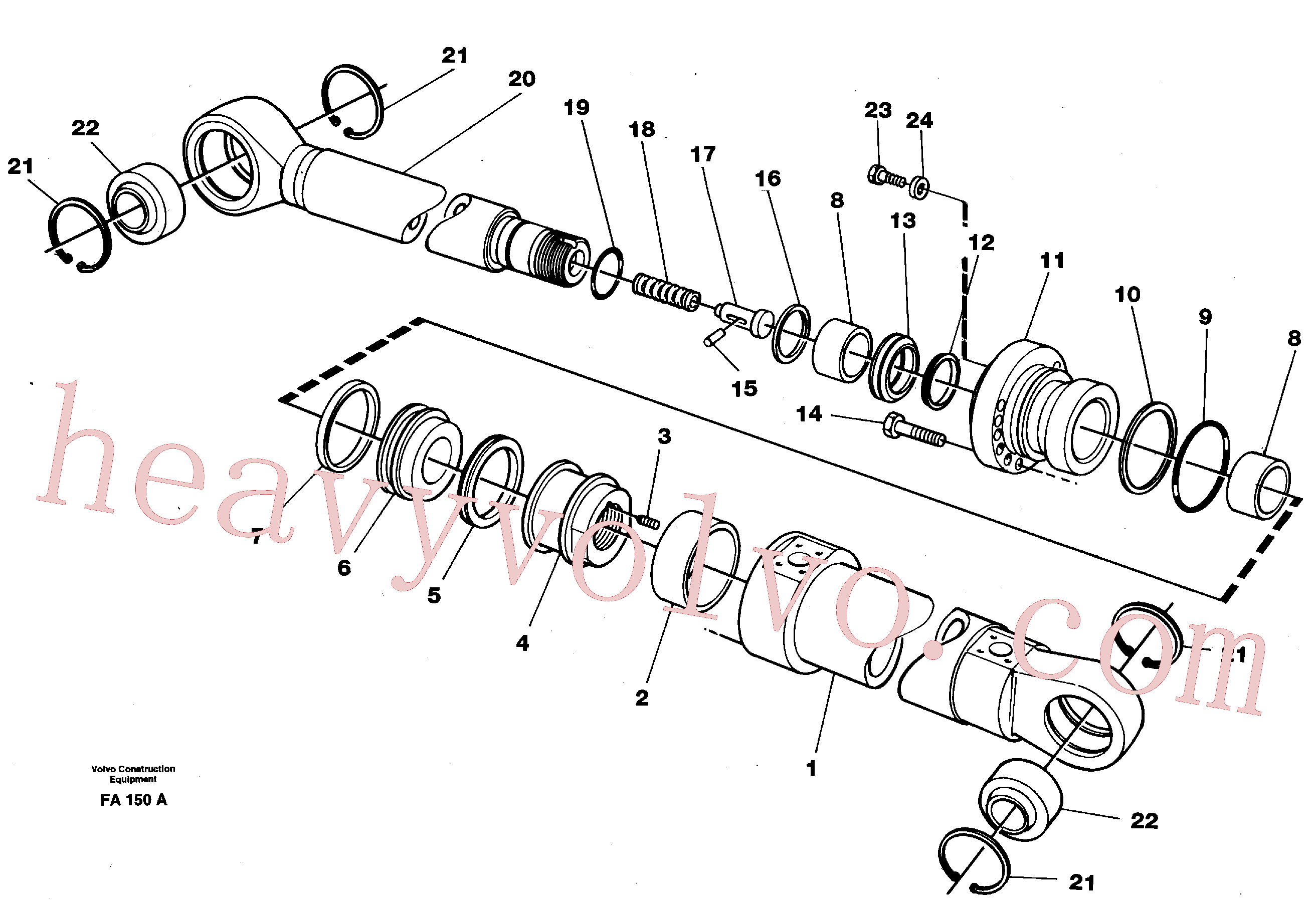 Wholesale VOE14237768 Guide ring for Volvo Excavator