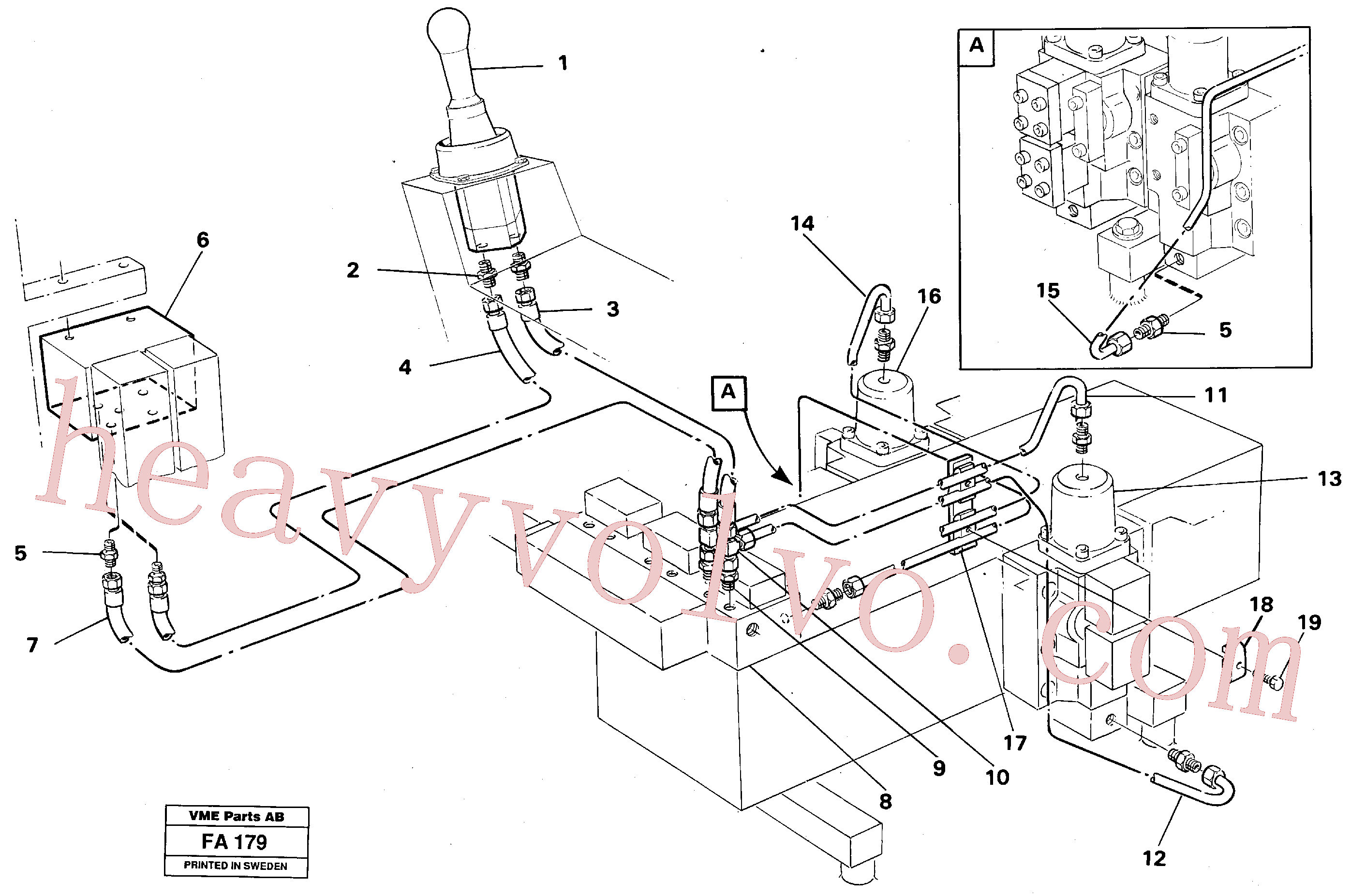 VOE14249359 Tube Assembly for Volvo Excavator Parts