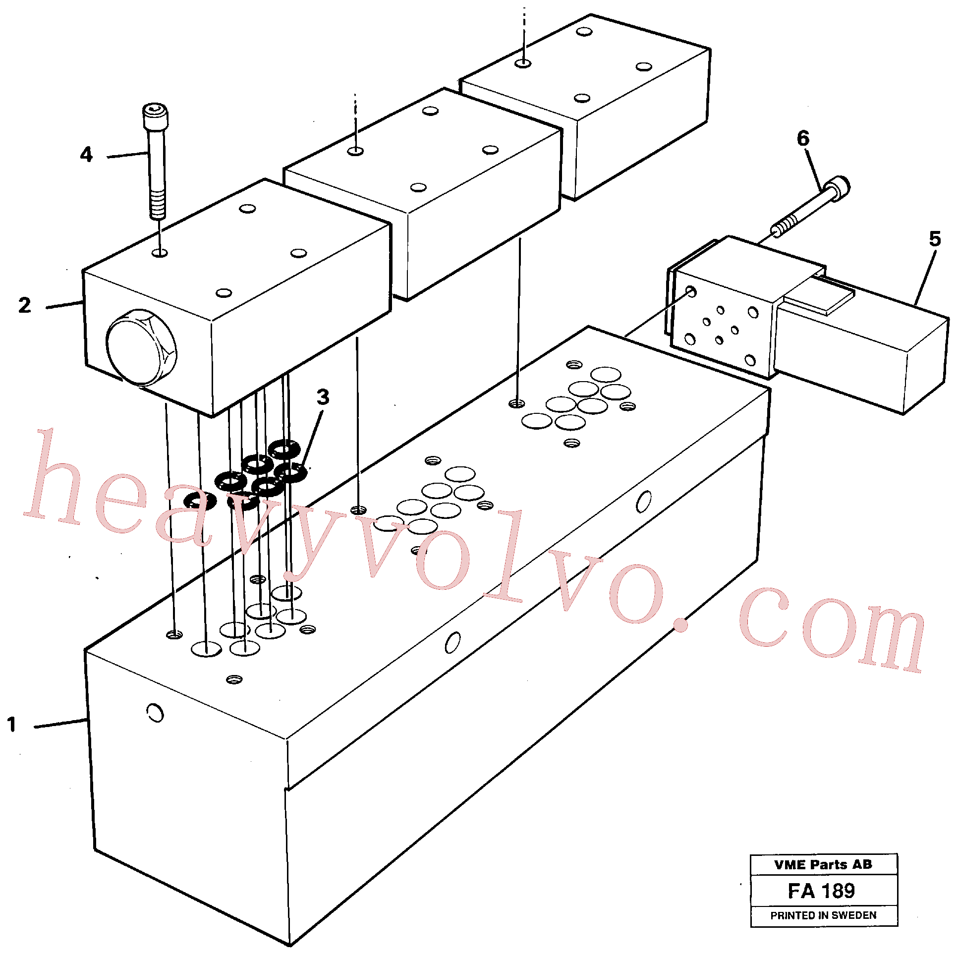 Volvo excavator part VOE14270338 Mounting plate for sale