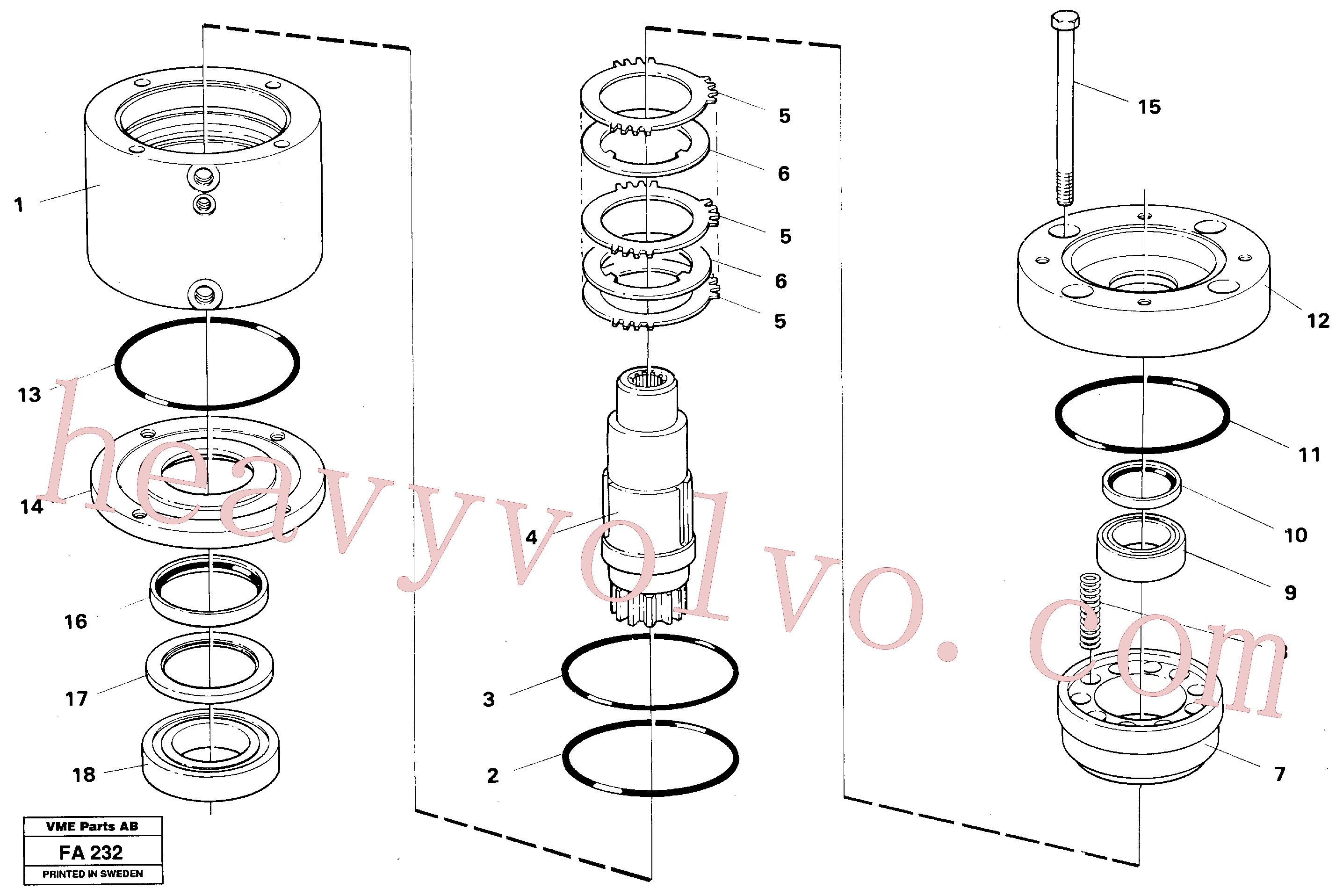 Volvo Assembly VOE14024194 Radial Seal for sale