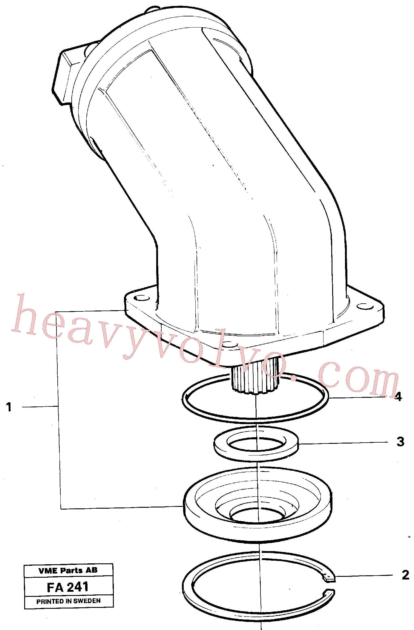 Volvo VOE14211154 Hydraulic motor aftermarket part for sale