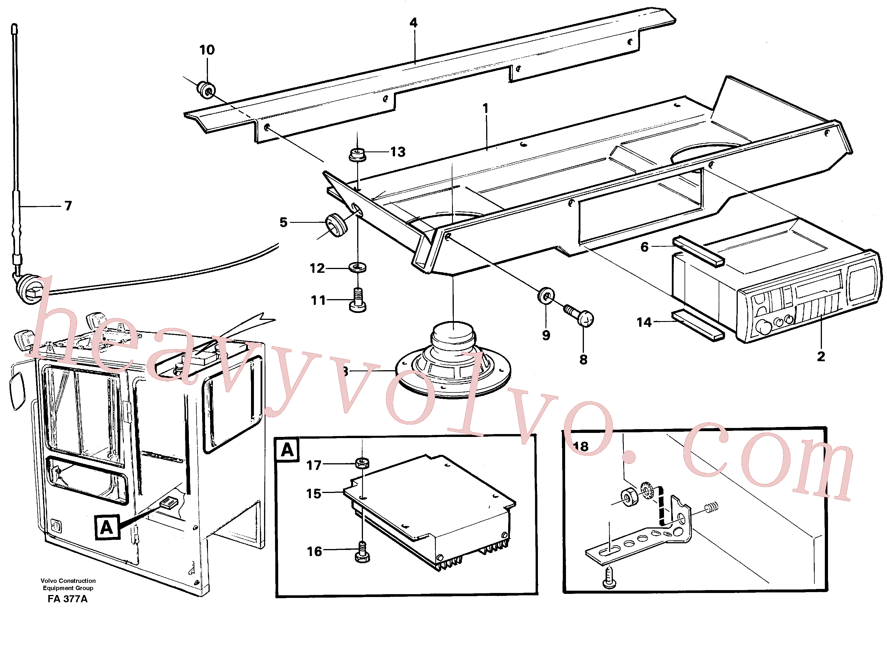 VOE14213944 Cell Rbr Mould for Volvo Excavator Parts
