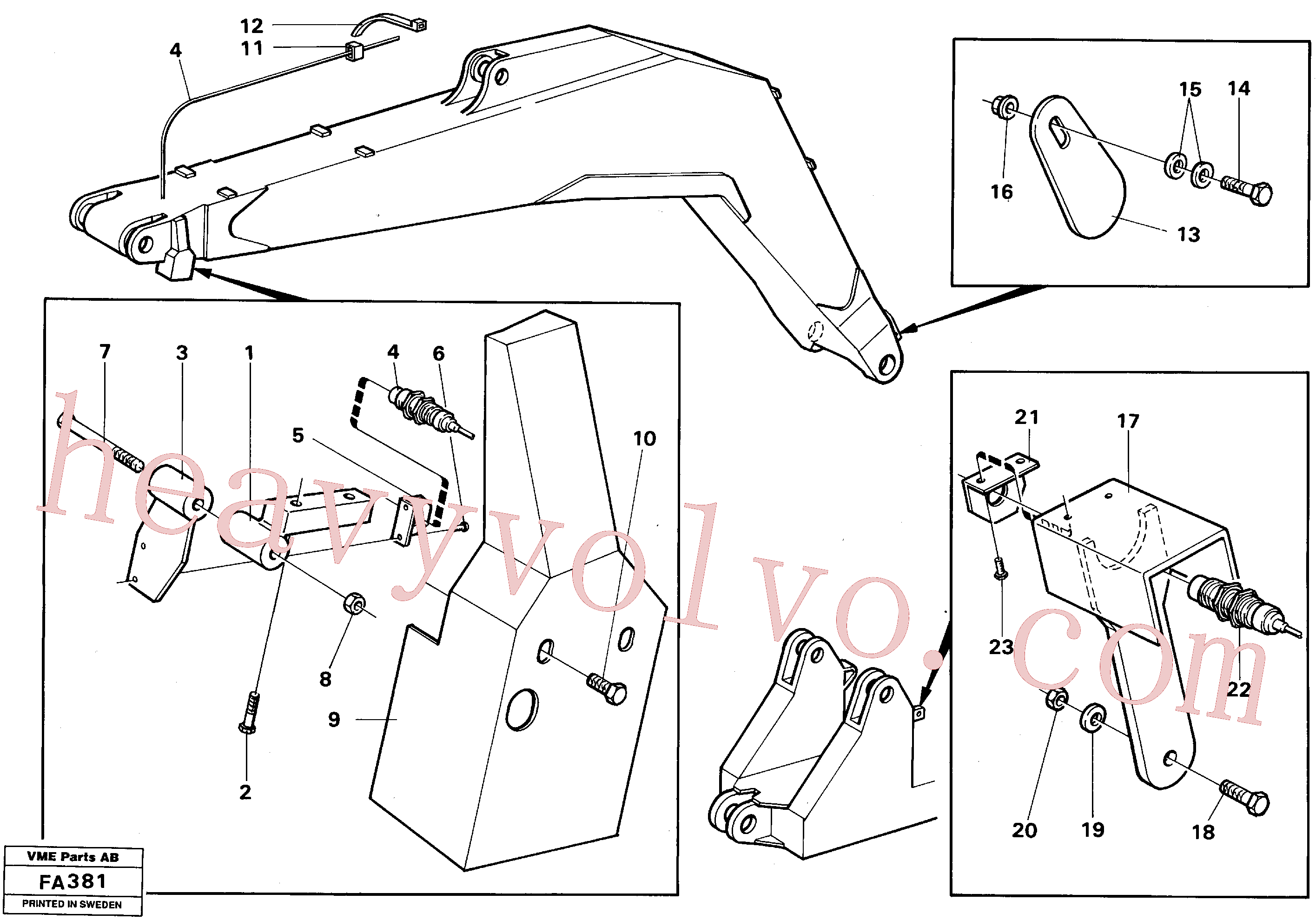 Volvo VOE14243096 Arm aftermarket part for sale