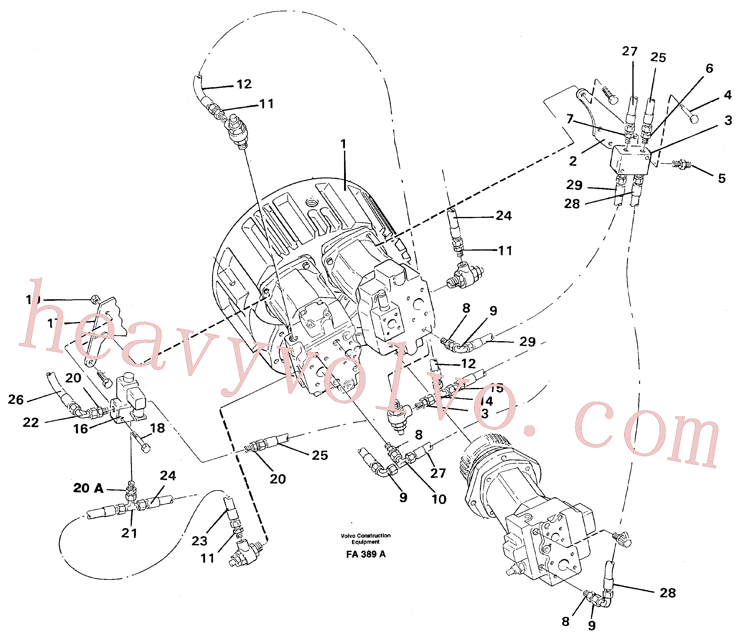 VOE14014594 Screw for Volvo Excavator Parts