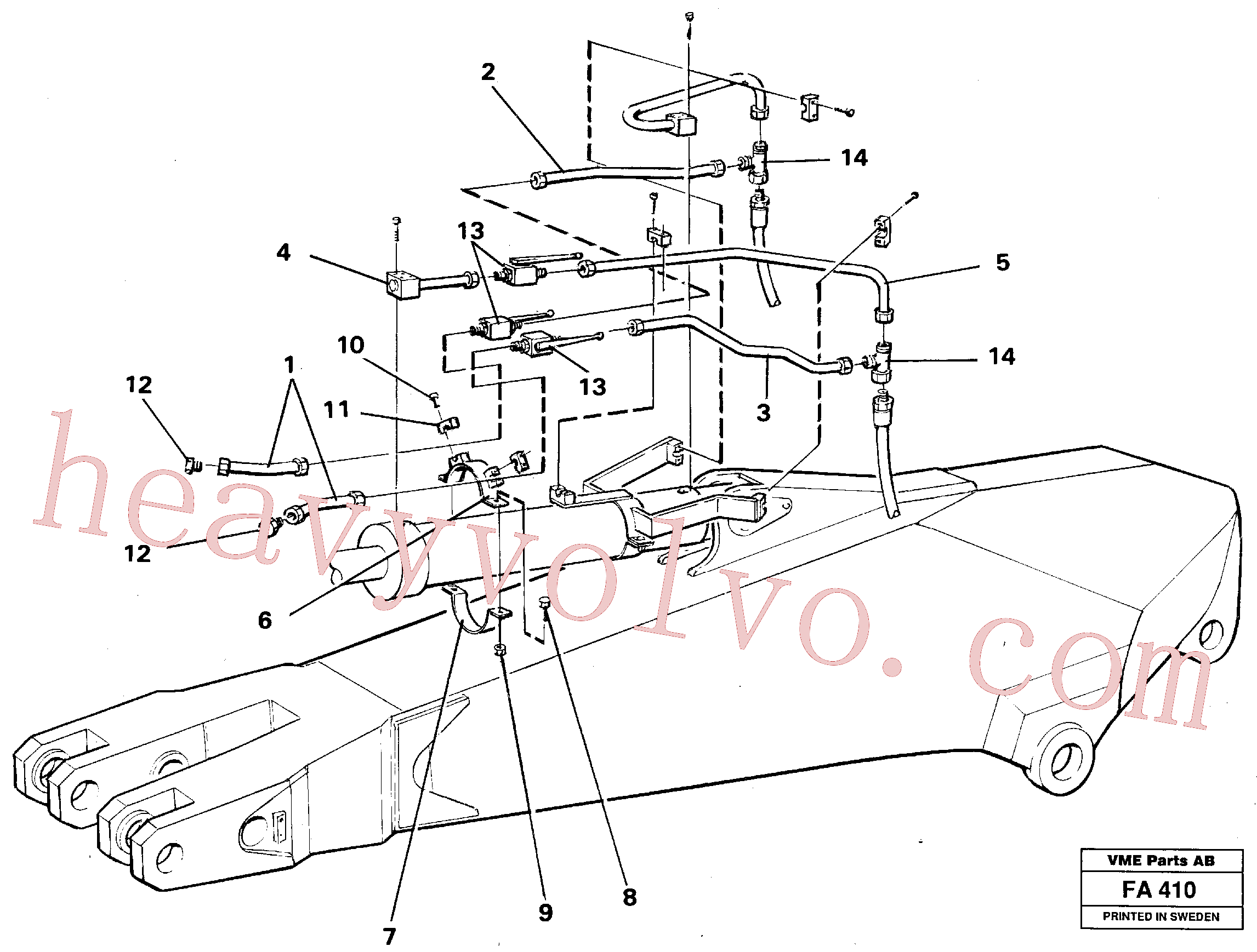 Volvo VOE14249976 Tube Assembly aftermarket part for sale
