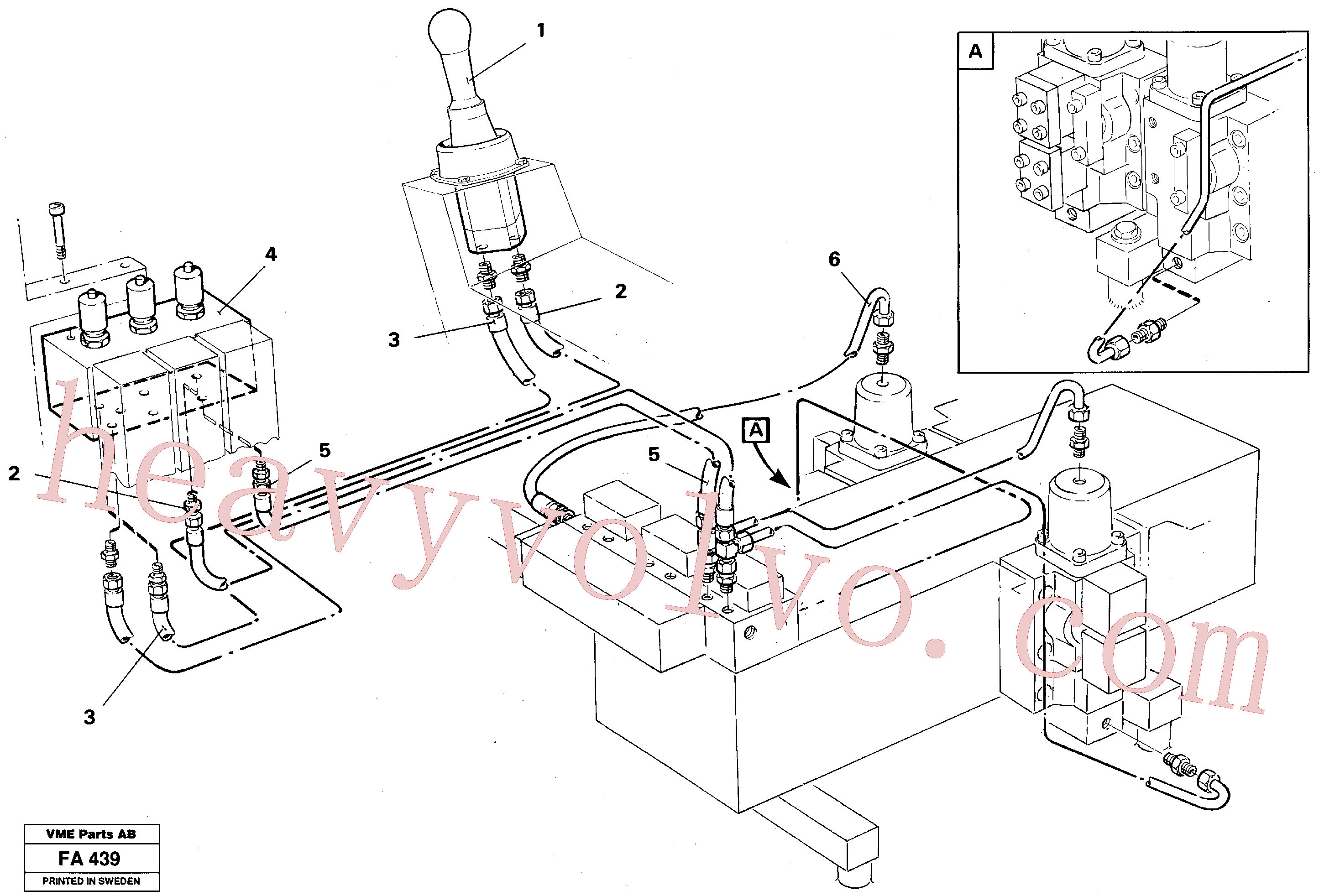 VOE14244435 Valve body for Volvo Excavator spare