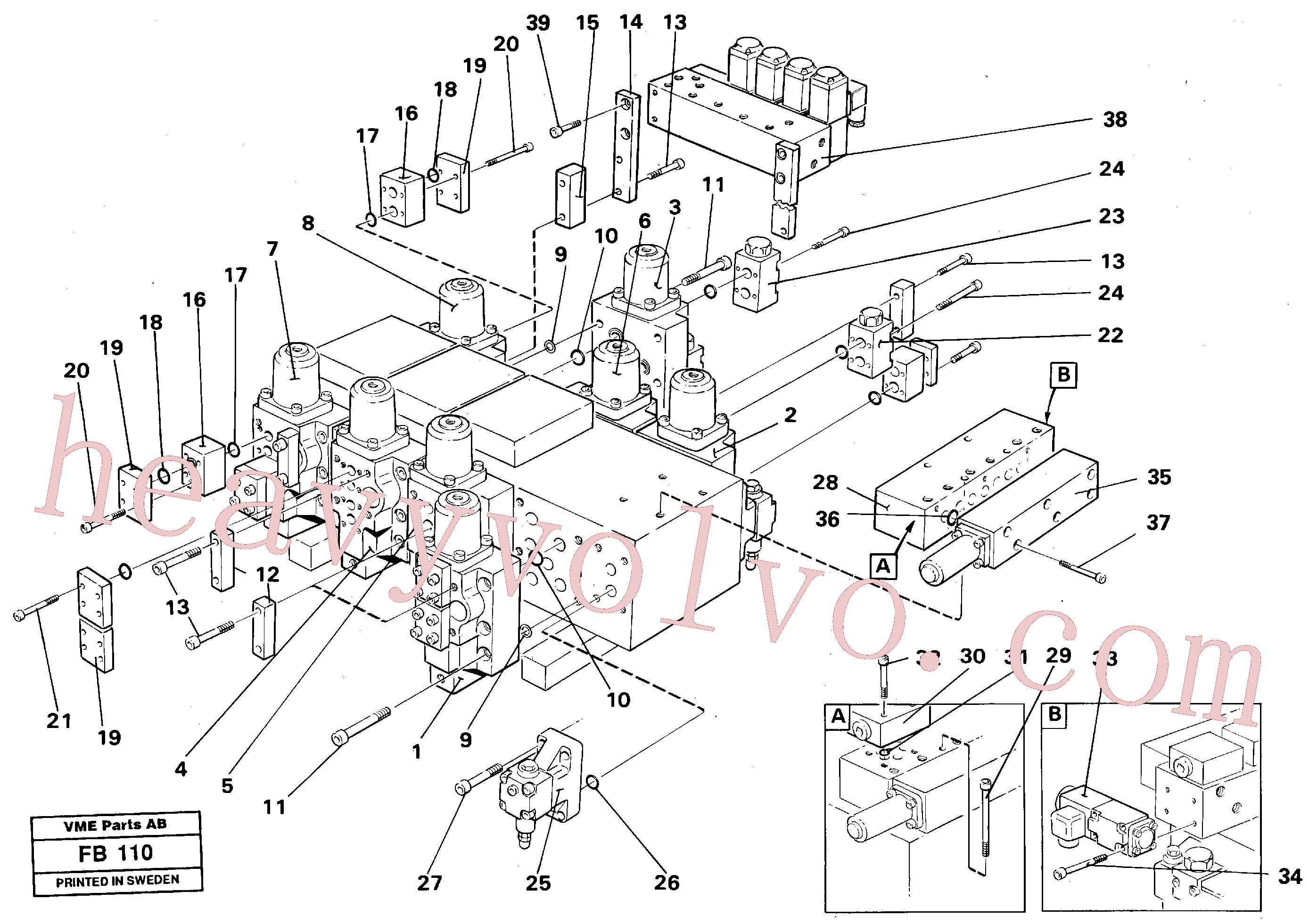Volvo Assembly VOE14261539 Directional Valve for sale