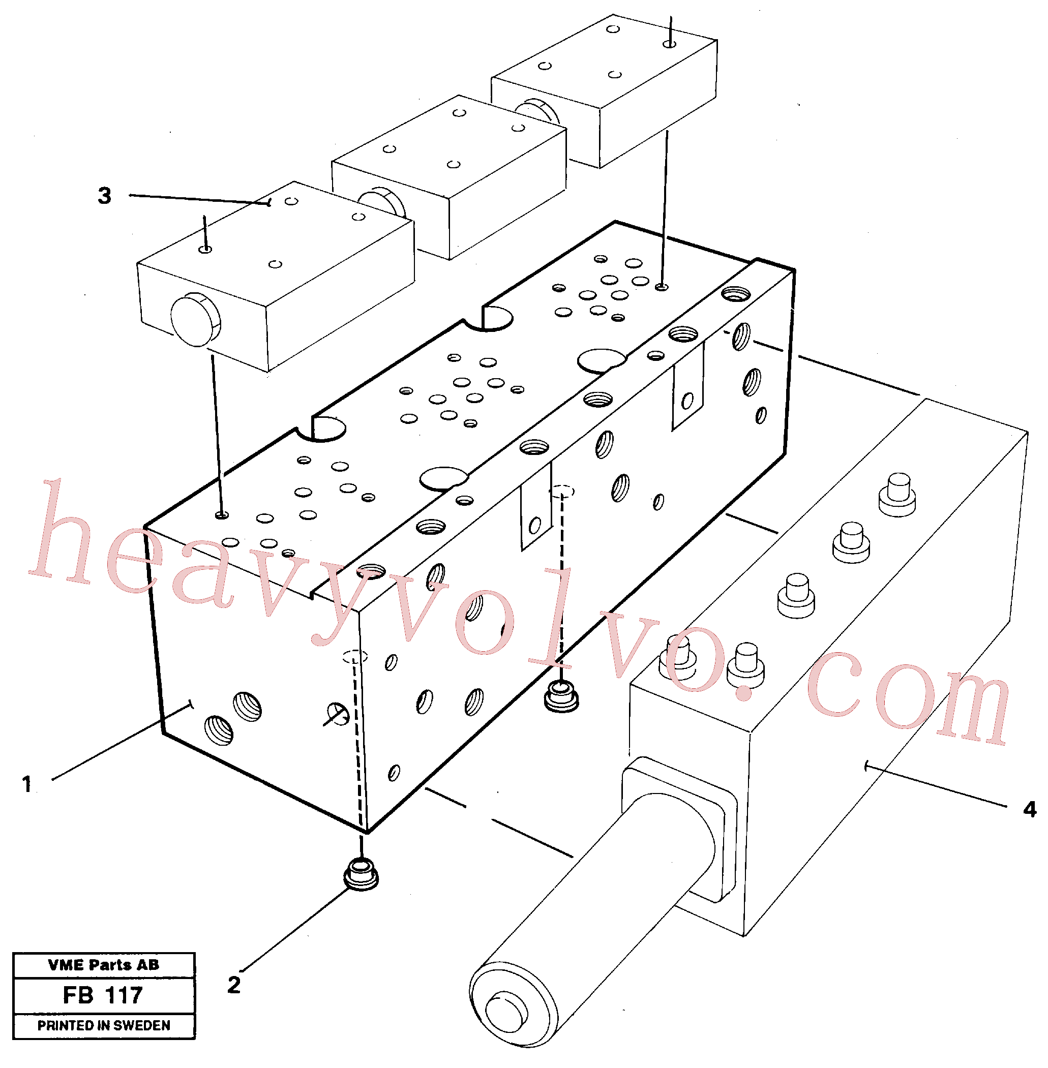 Volvo excavator part VOE14270338 Mounting plate for sale