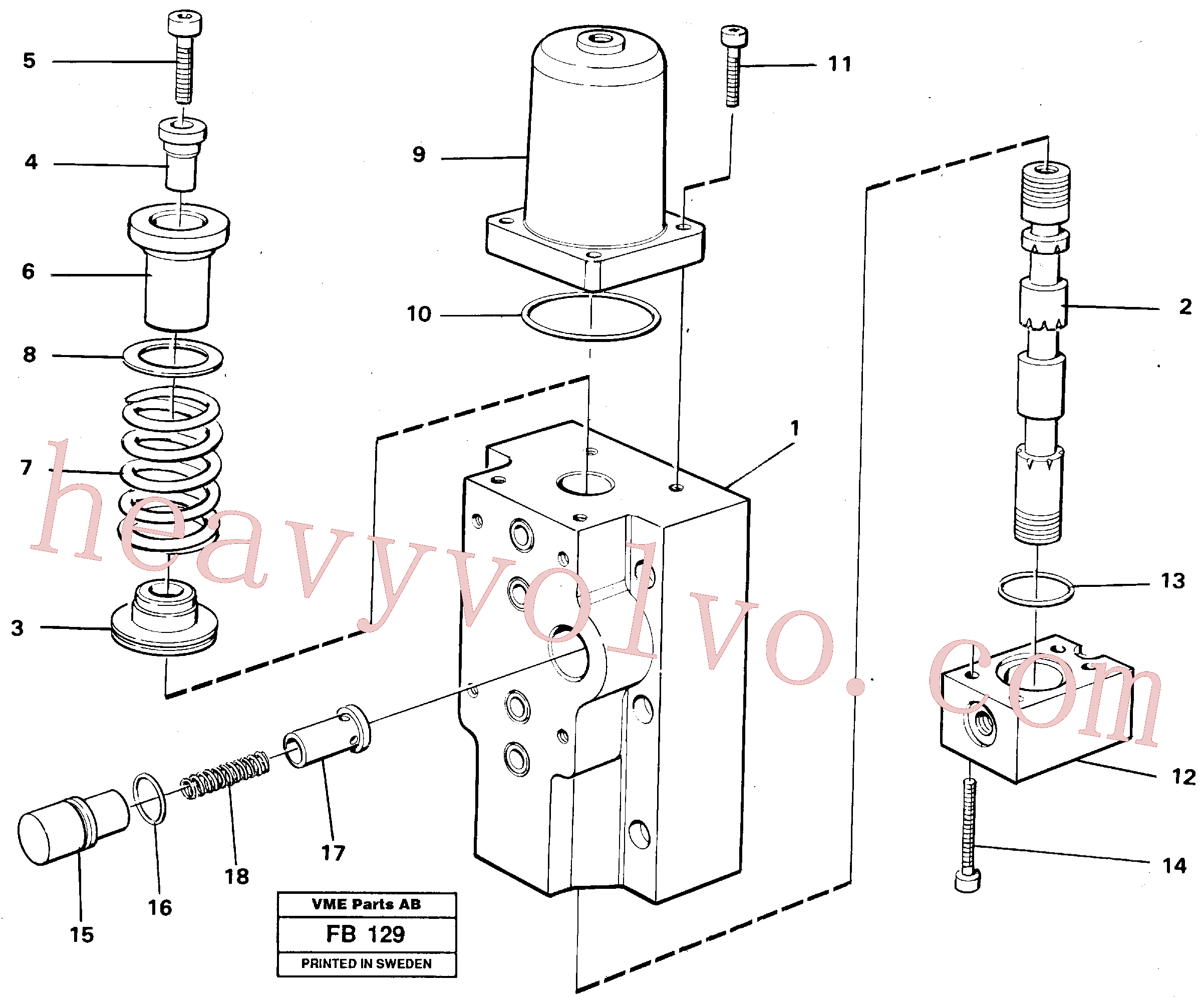 Volvo Assembly VOE14261539 Directional Valve for sale