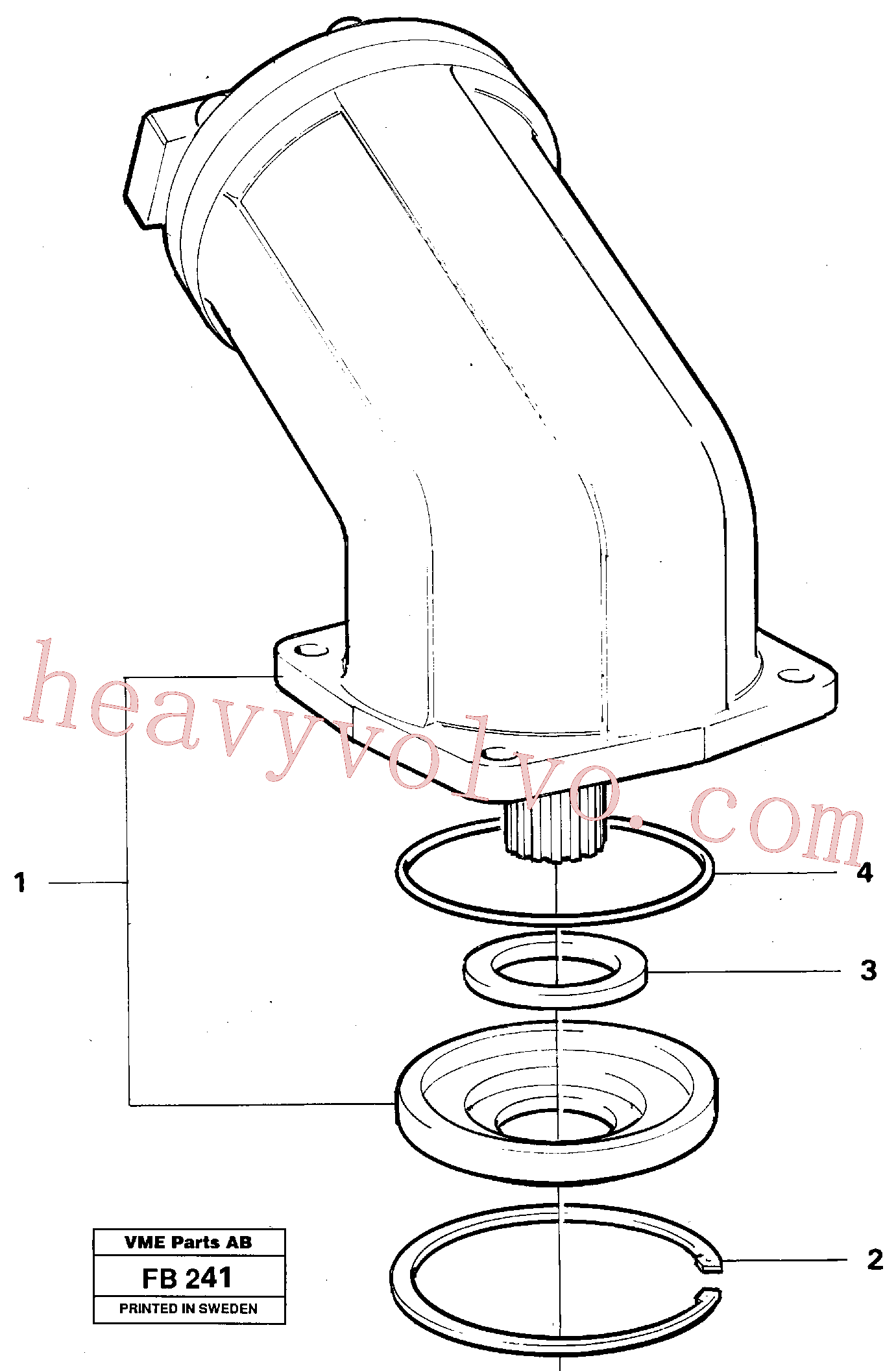 Volvo VOE14211154 Hydraulic motor aftermarket part for sale