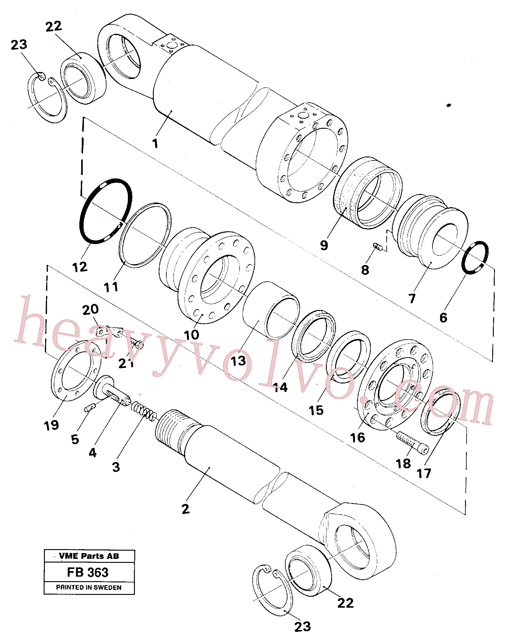 Volvo excavator part VOE960232 O-ring for sale