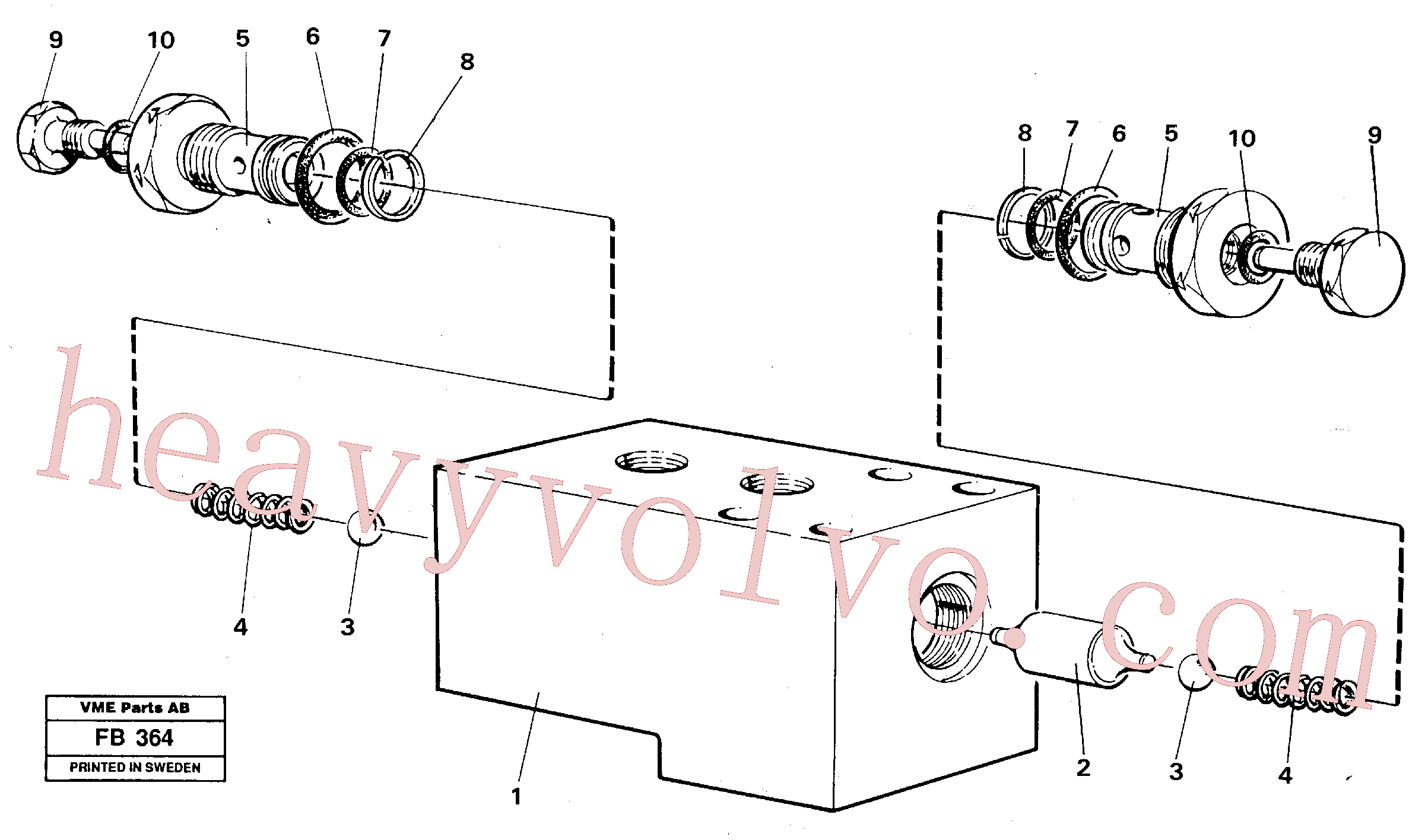 Volvo Assembly VOE14048665 Hydraulic lock for sale
