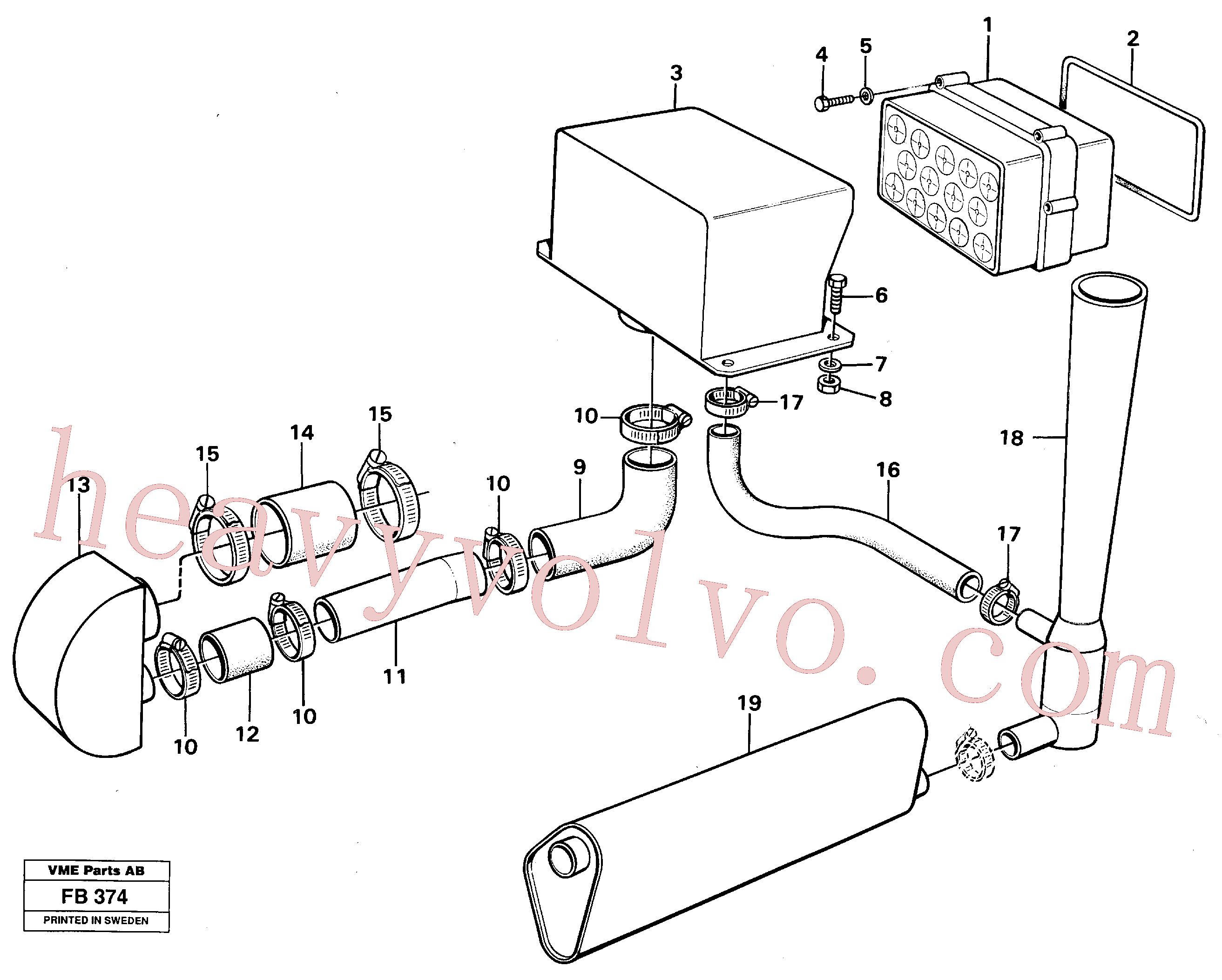 Wholesale VOE14249624 Light Corr Hose for Volvo Excavator