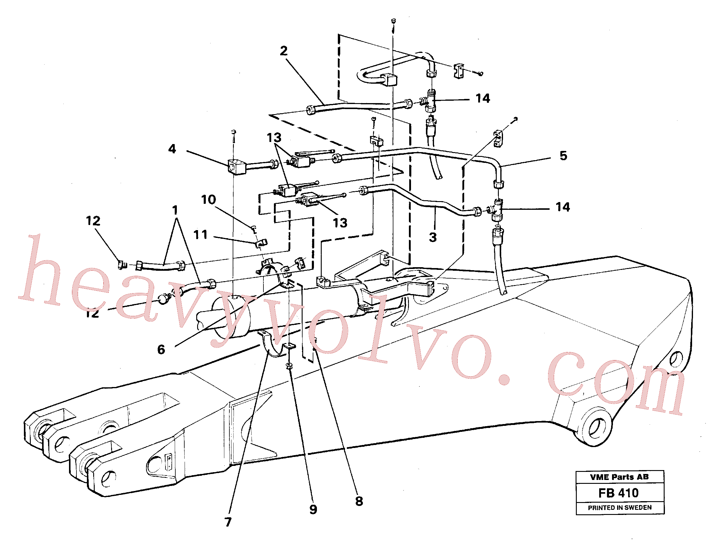 Volvo VOE14249976 Tube Assembly aftermarket part for sale