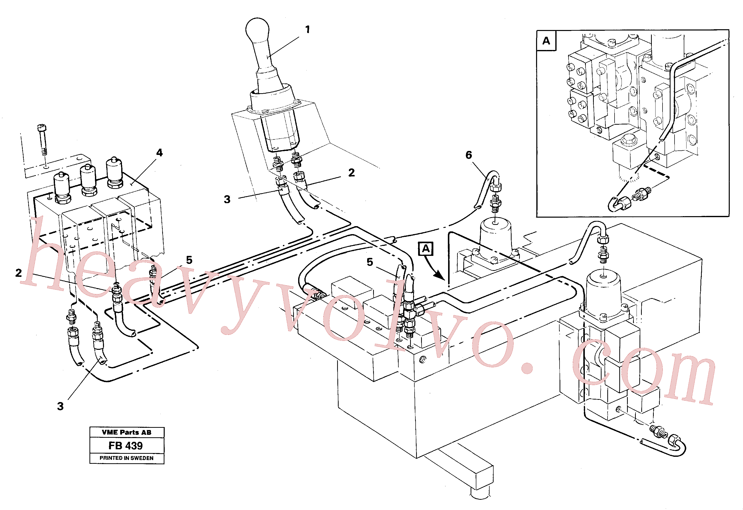 VOE14244435 Valve body for Volvo Excavator spare
