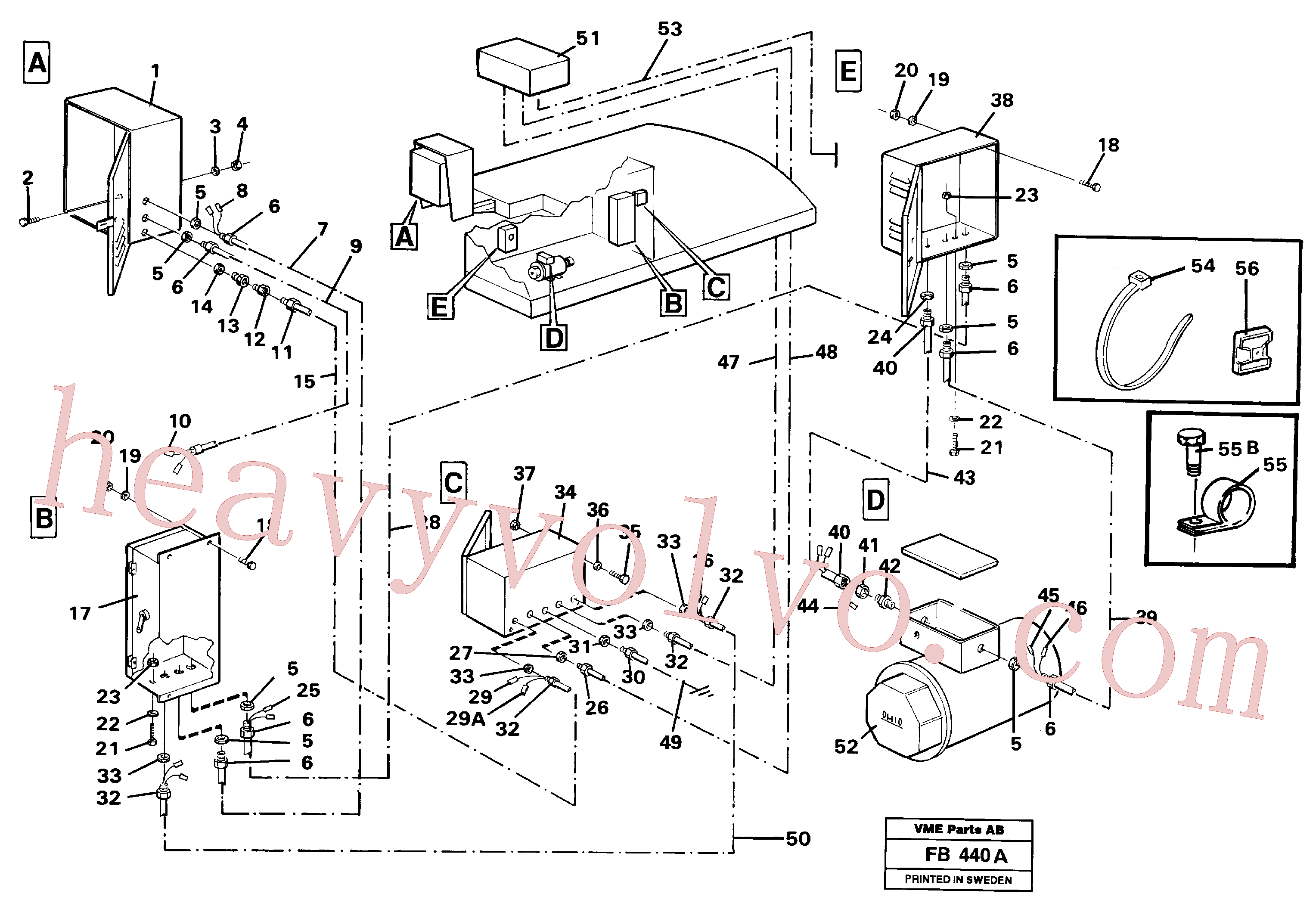 VOE14013858 Clamp for Volvo Excavator spare
