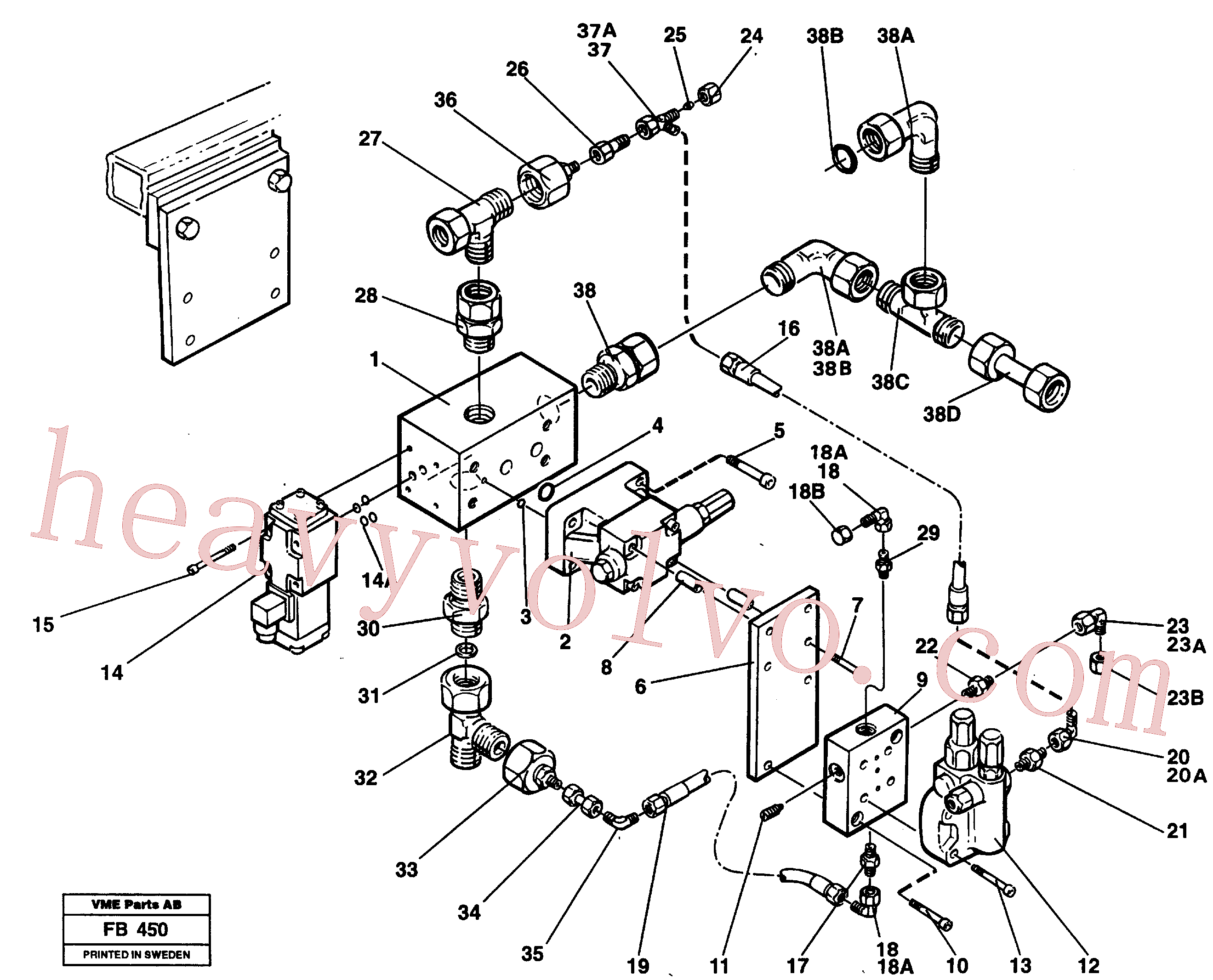 Volvo Assembly VOE14239610 Fitting for sale