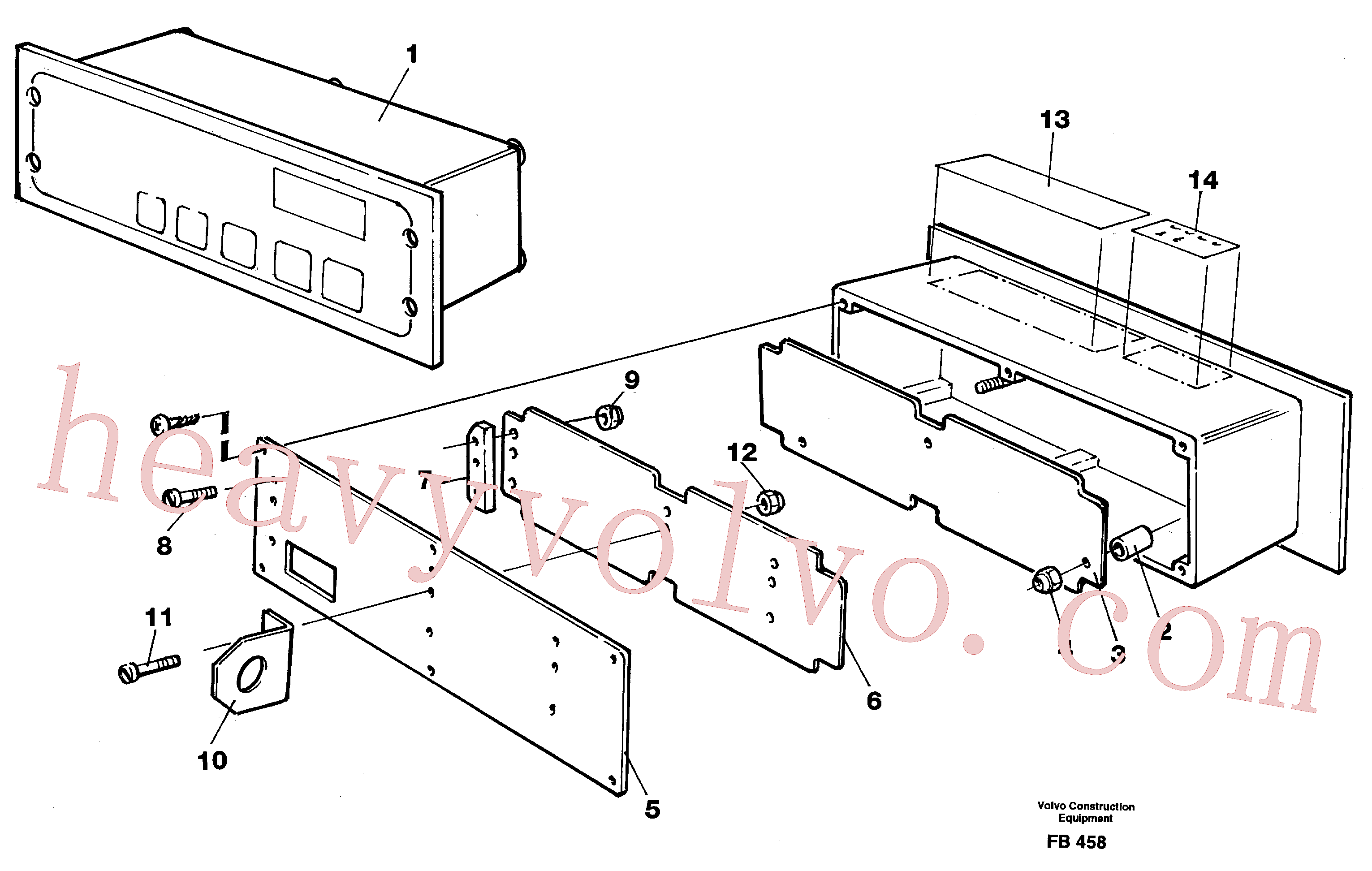 VOE14213332 Sealing ring for Volvo Excavator spare
