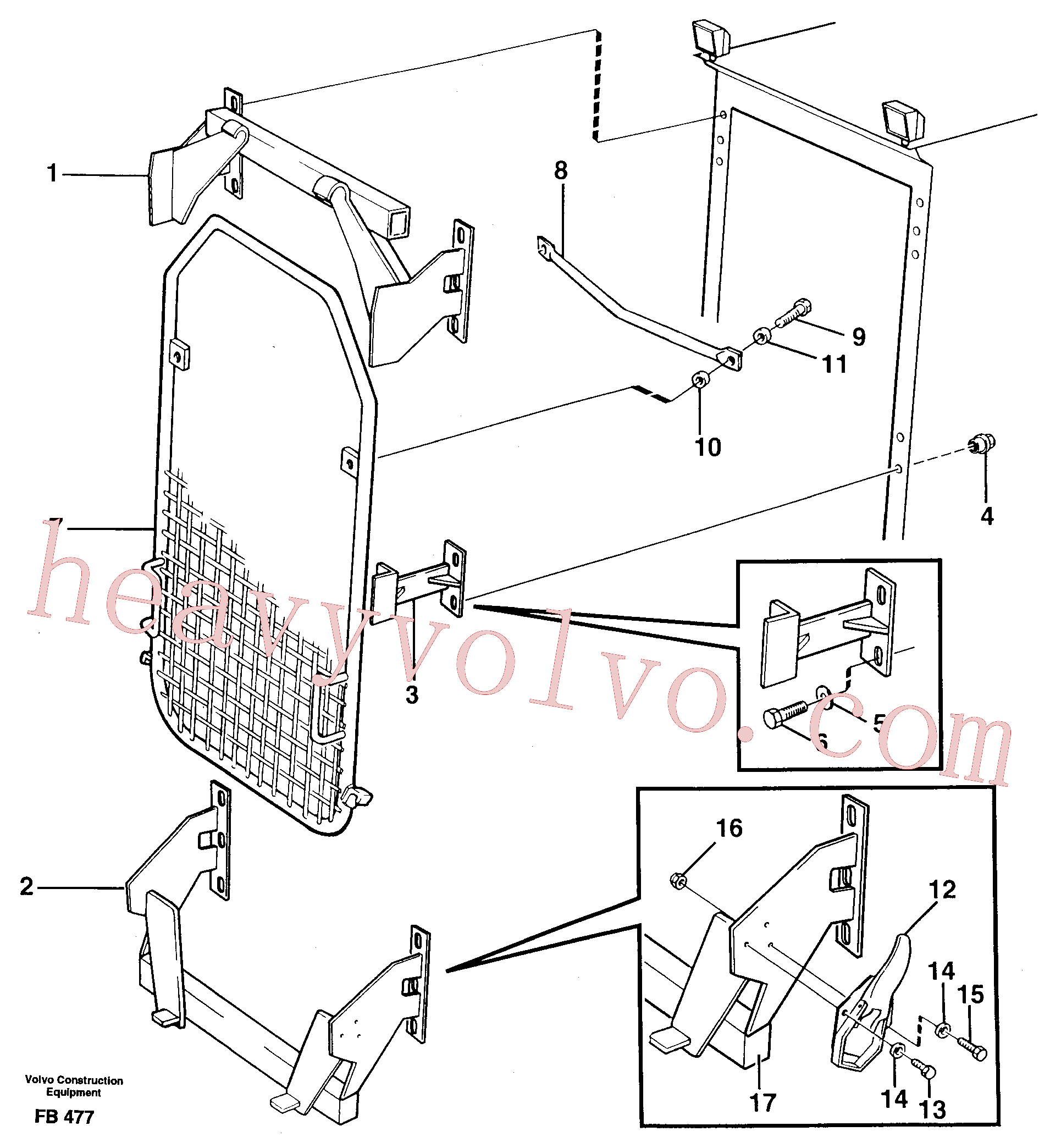VOE14262778 Stay for Volvo Excavator spare