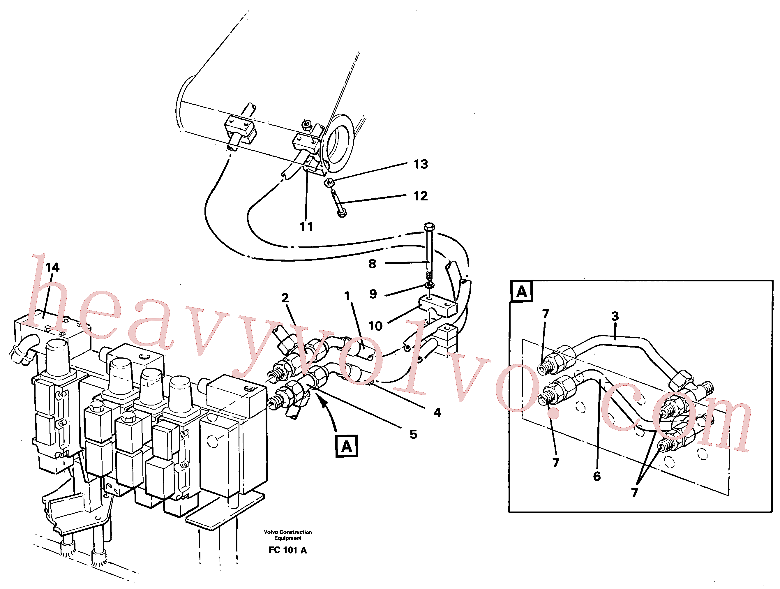 Volvo Assembly VOE14251059 Tube Assembly for sale
