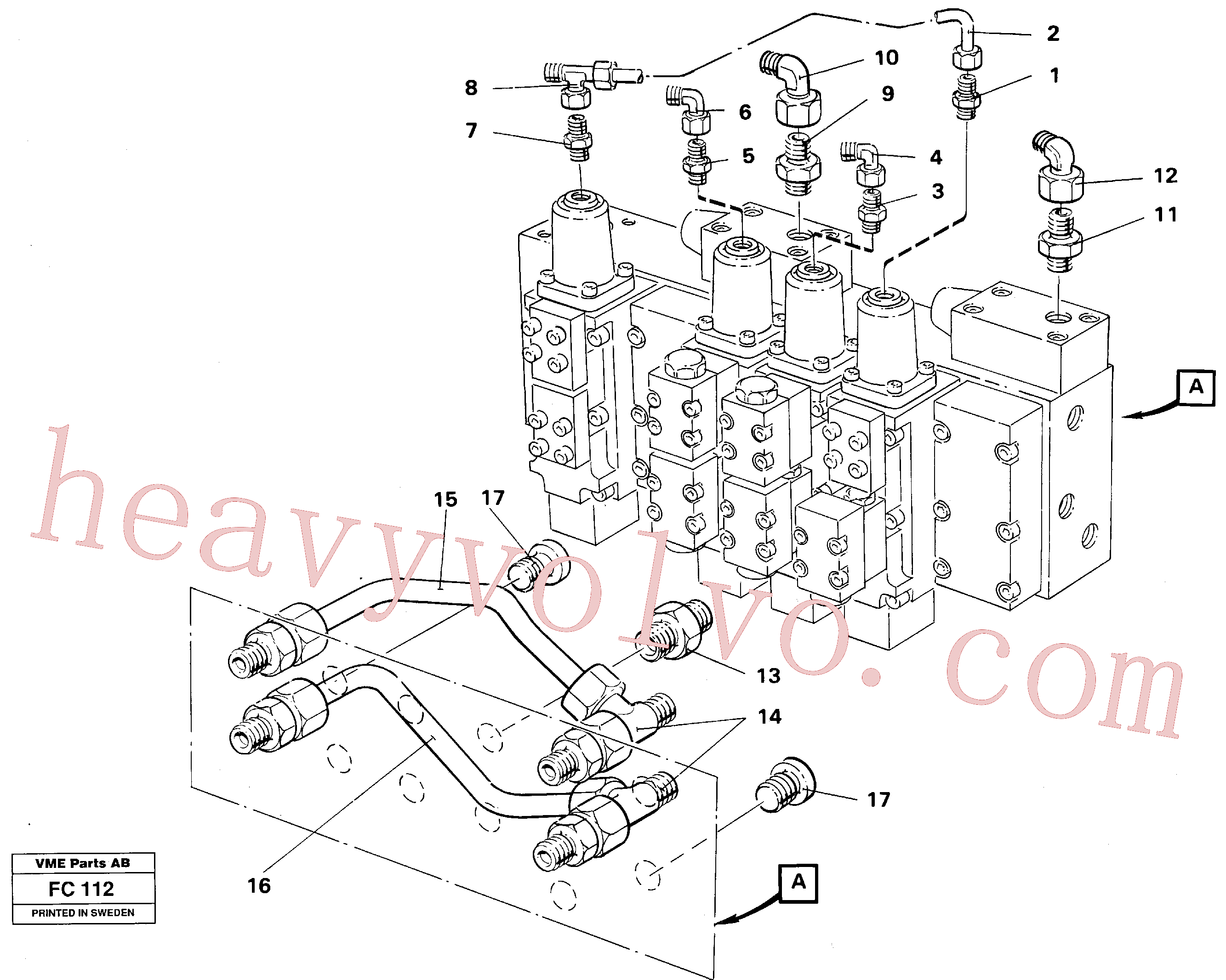 Volvo Assembly VOE14251059 Tube Assembly for sale
