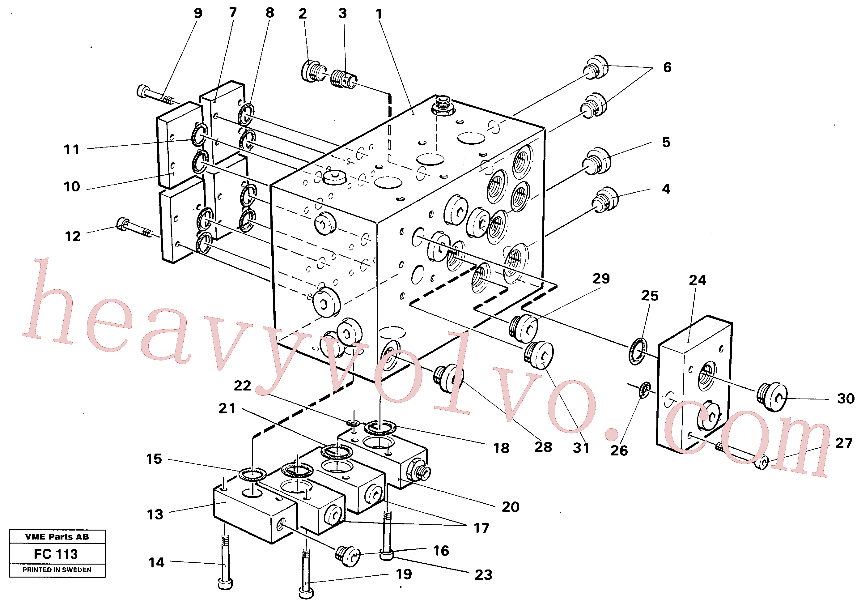 Volvo Assembly VOE14023258 Hex. socket screw for sale