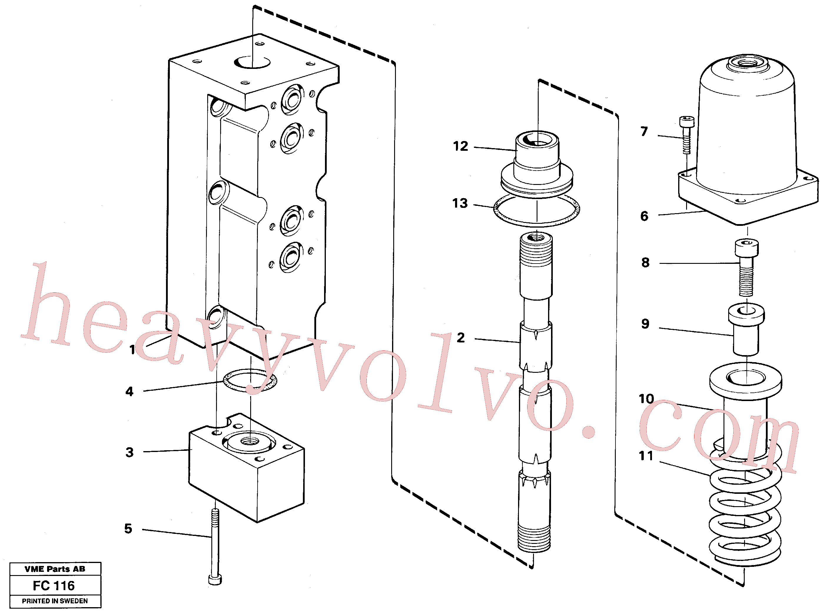 Volvo VOE14255976 Valve Slide aftermarket part for sale