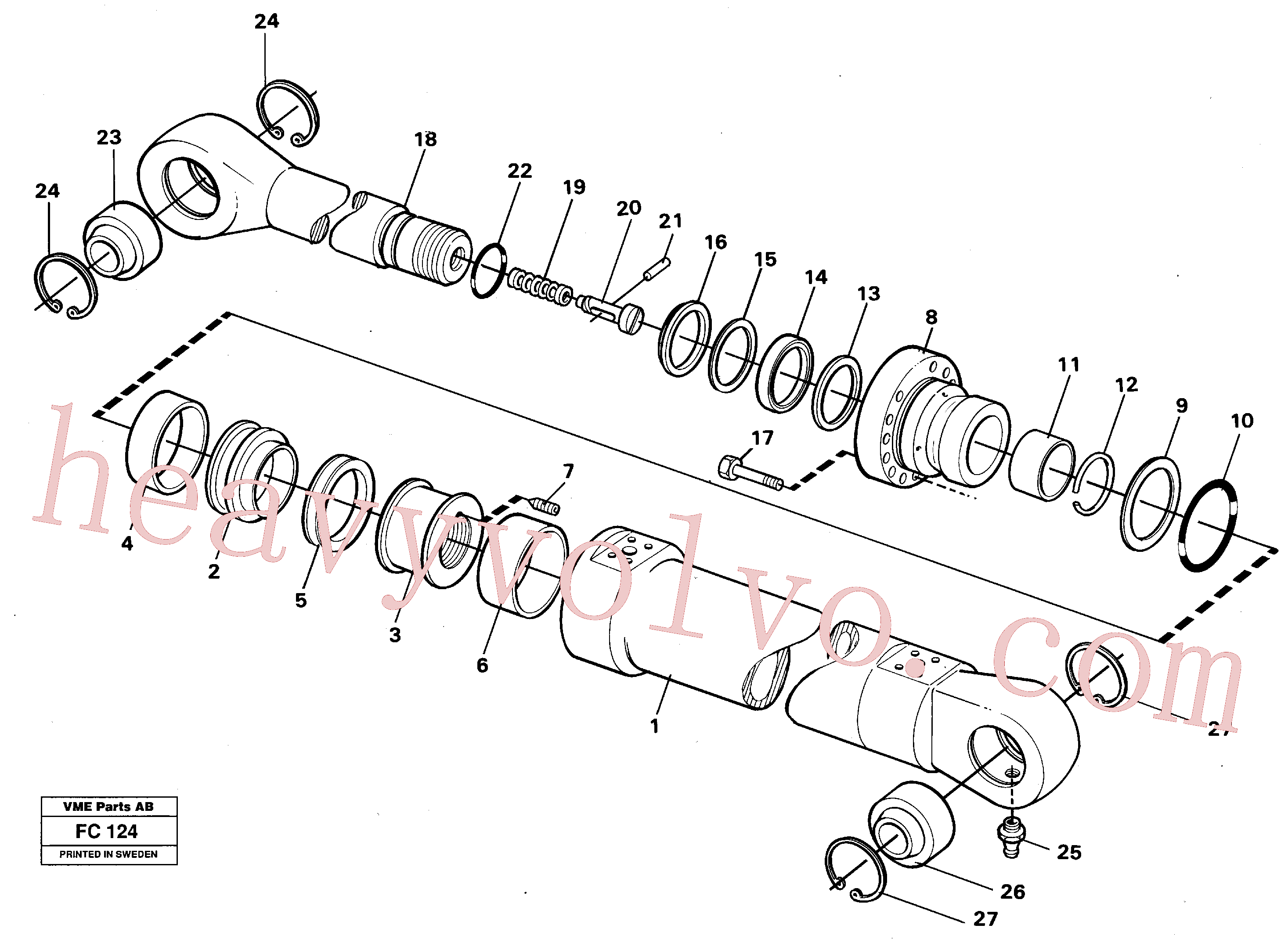 VOE14259738 Locking wire for Volvo Excavator spare