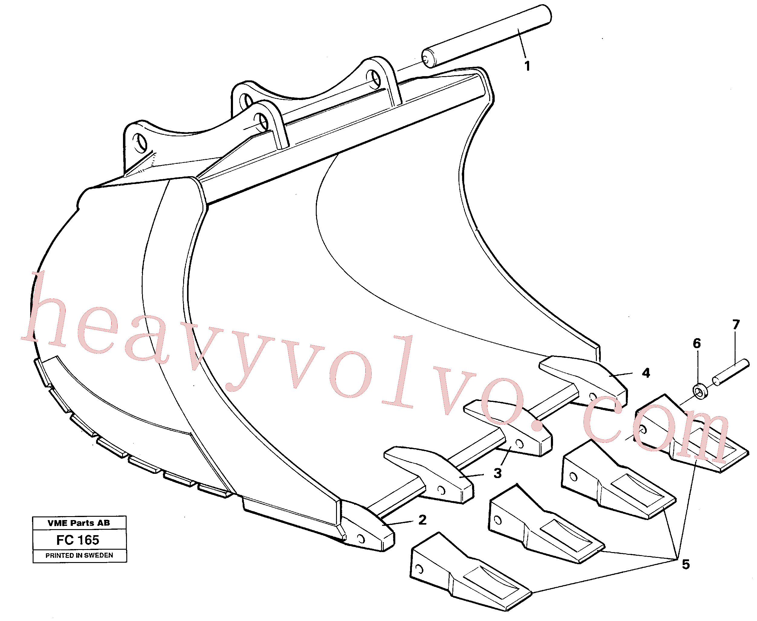 Volvo VOE14257786 Bucket aftermarket part for sale